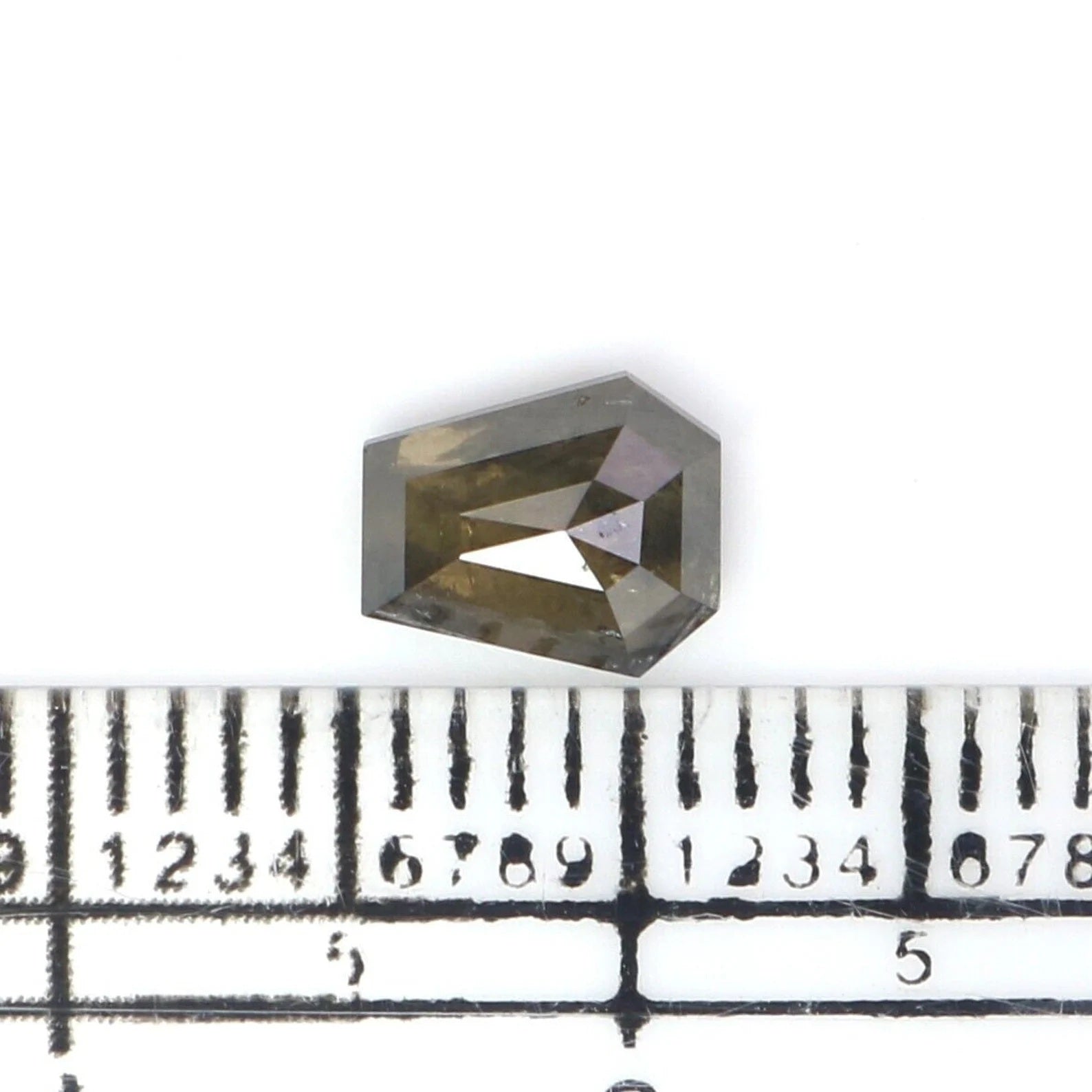 0.90 CT Natural Loose Coffin Diamond Green Color Diamond Natural Loose Diamond 6.35 MM Coffin Diamond Coffin Cut Coffin Shape Diamond NQ2383