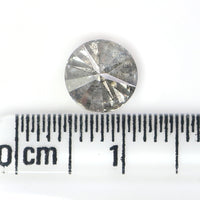 Natural Loose Round Diamond, Salt And Pepper Round Diamond, Natural Loose Diamond, Round Brilliant Cut Diamond, 1.57 CT Round Shape KDL8546