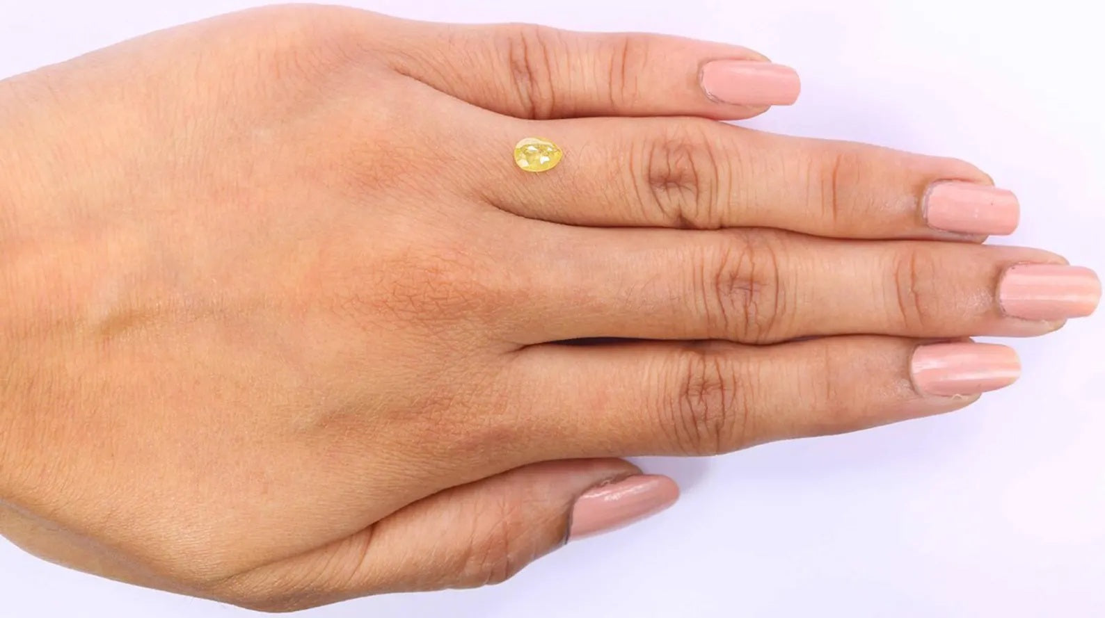 0.60 Ct Natural Loose Pear Shape Diamond Yellow Color Pear Cut Diamond 6.20 MM Natural Loose Yellow Diamond Pear Rose Cut Diamond NQ1946