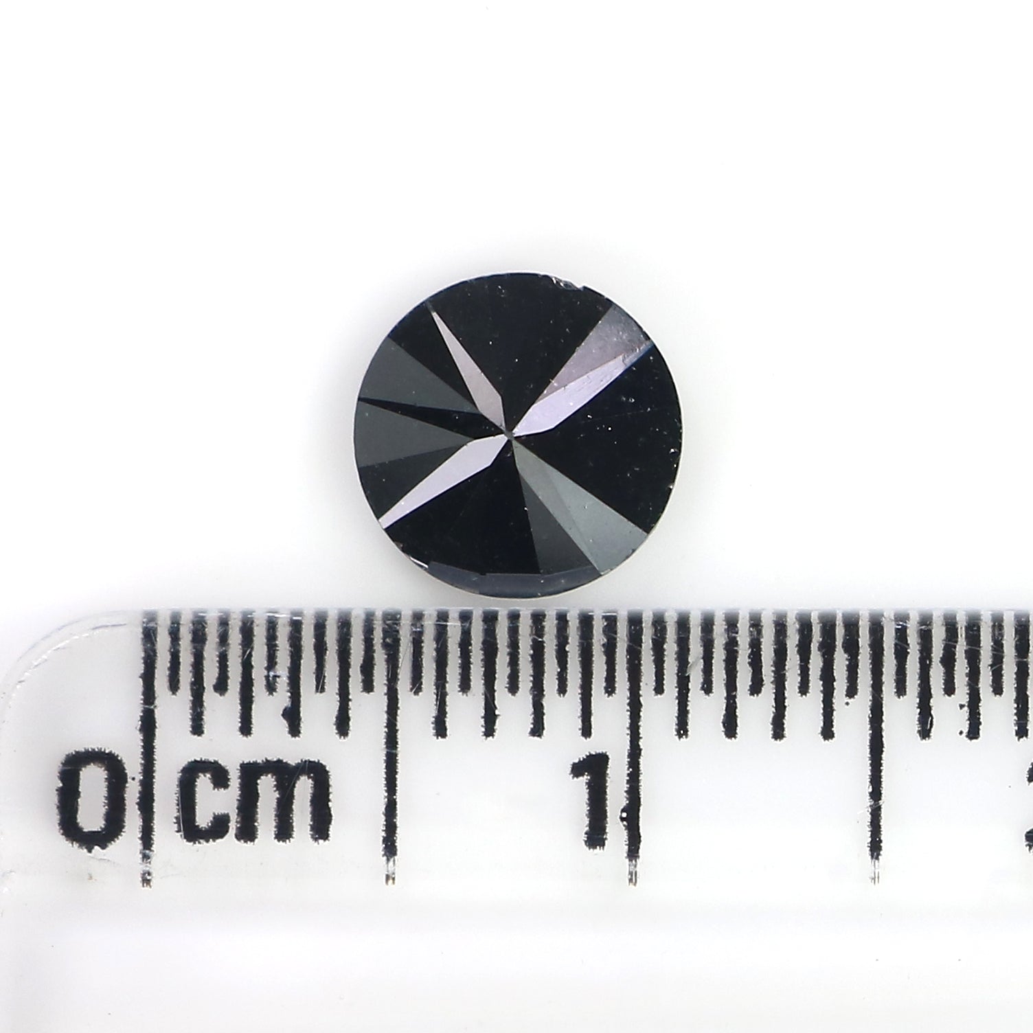 Natural Loose Round Diamond, Black Color Round Diamond, Natural Loose Diamond, Brilliant Cut Diamond, Round Cut, 0.95 CT Round Shape L1731