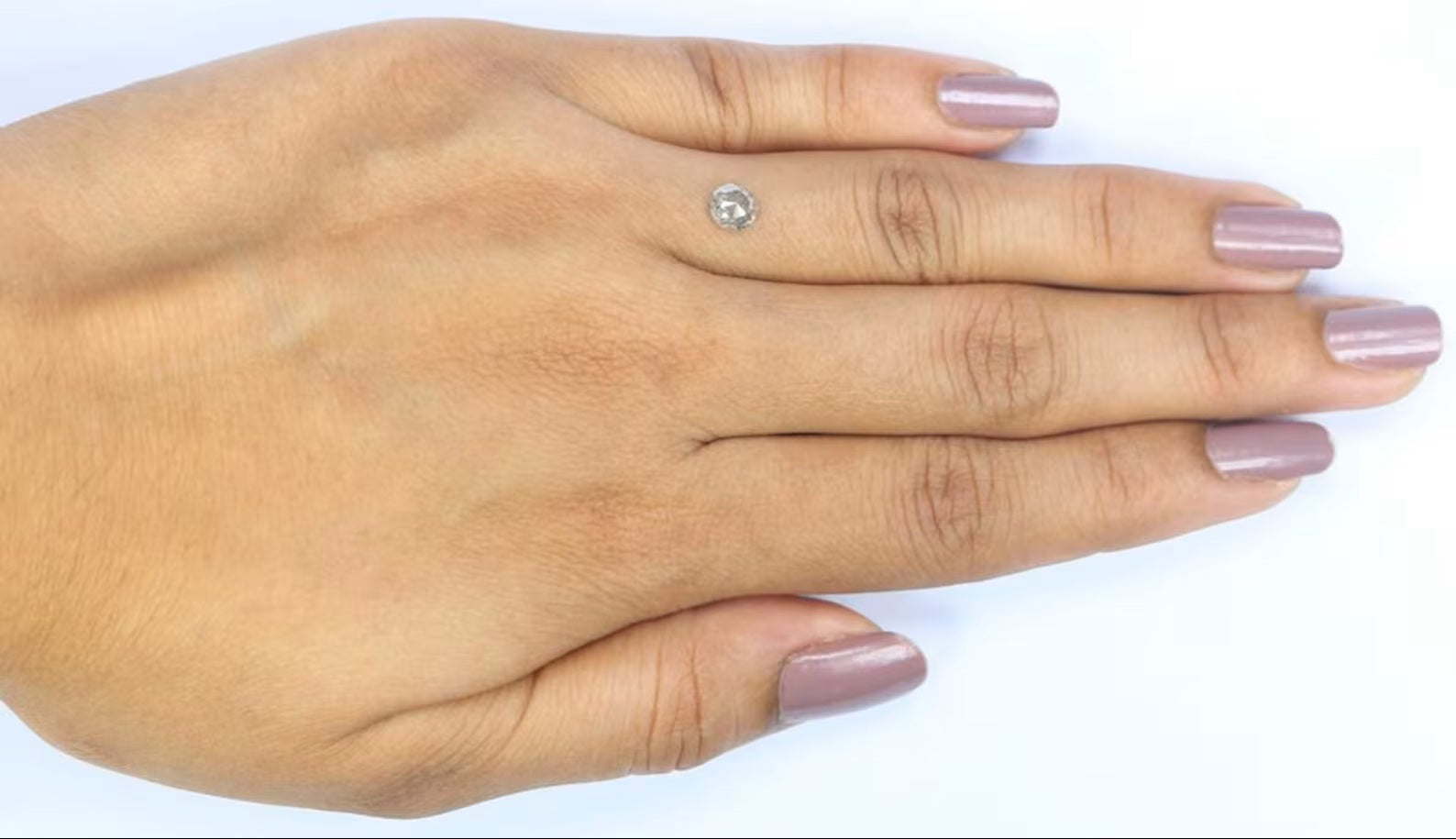 0.49 CT Natural Loose Rose Cut Diamond Grey Color Round Shape Diamond 4.90 MM Natural Loose Diamond Grey Round Rose Cut Shape Diamond NQ429