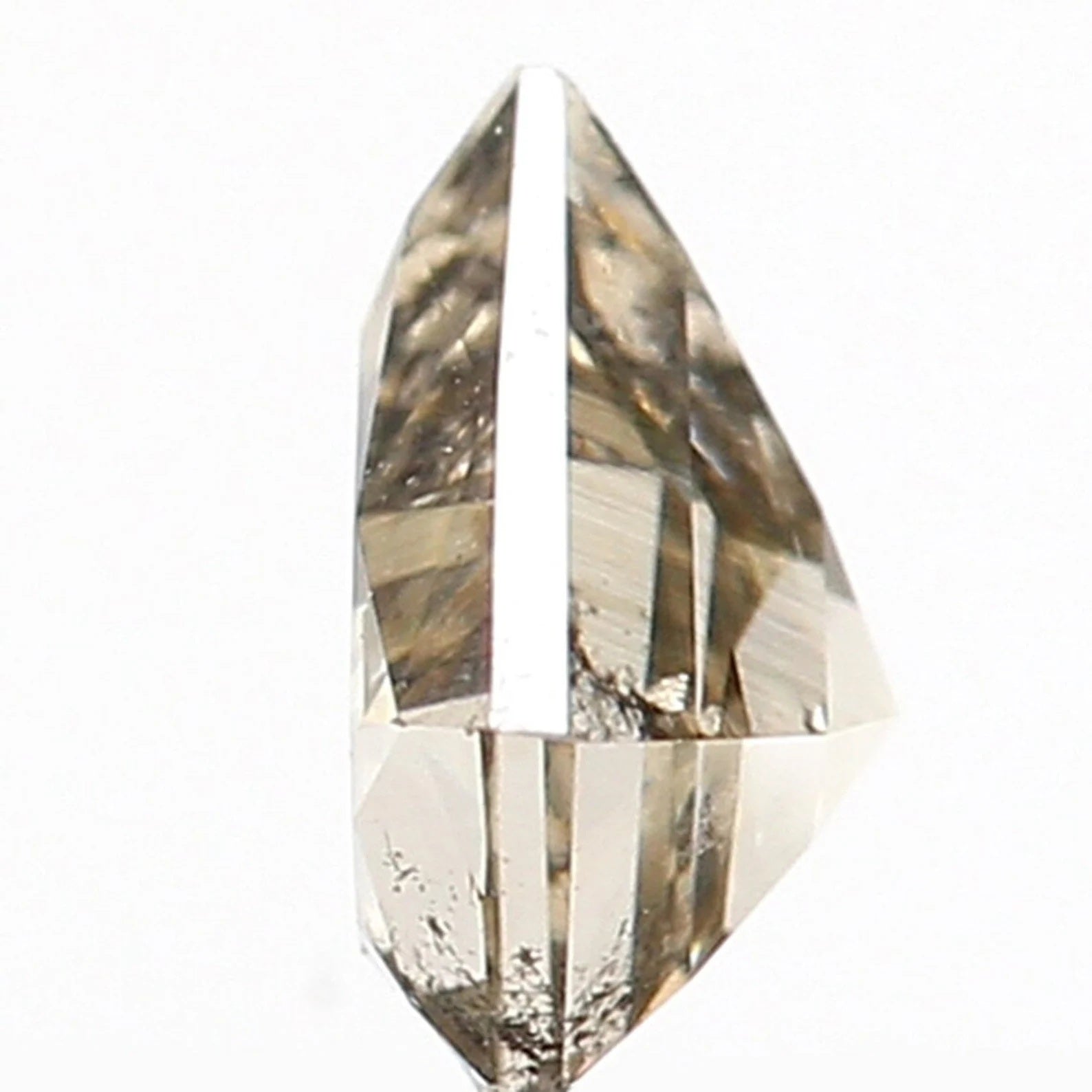 0.37 Ct Natural Loose Shield Cut Diamond Salt And Pepper Shield Shape Diamond 5.00 MM Natural Loose Black Color Shield Cut Diamond NQ917