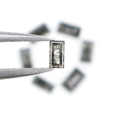 Natural Loose Baguette Diamond, Salt And Pepper Baguette Diamond, Natural Loose Diamond, Baguette Diamond, 0.65 CT Baguette Shape L2895