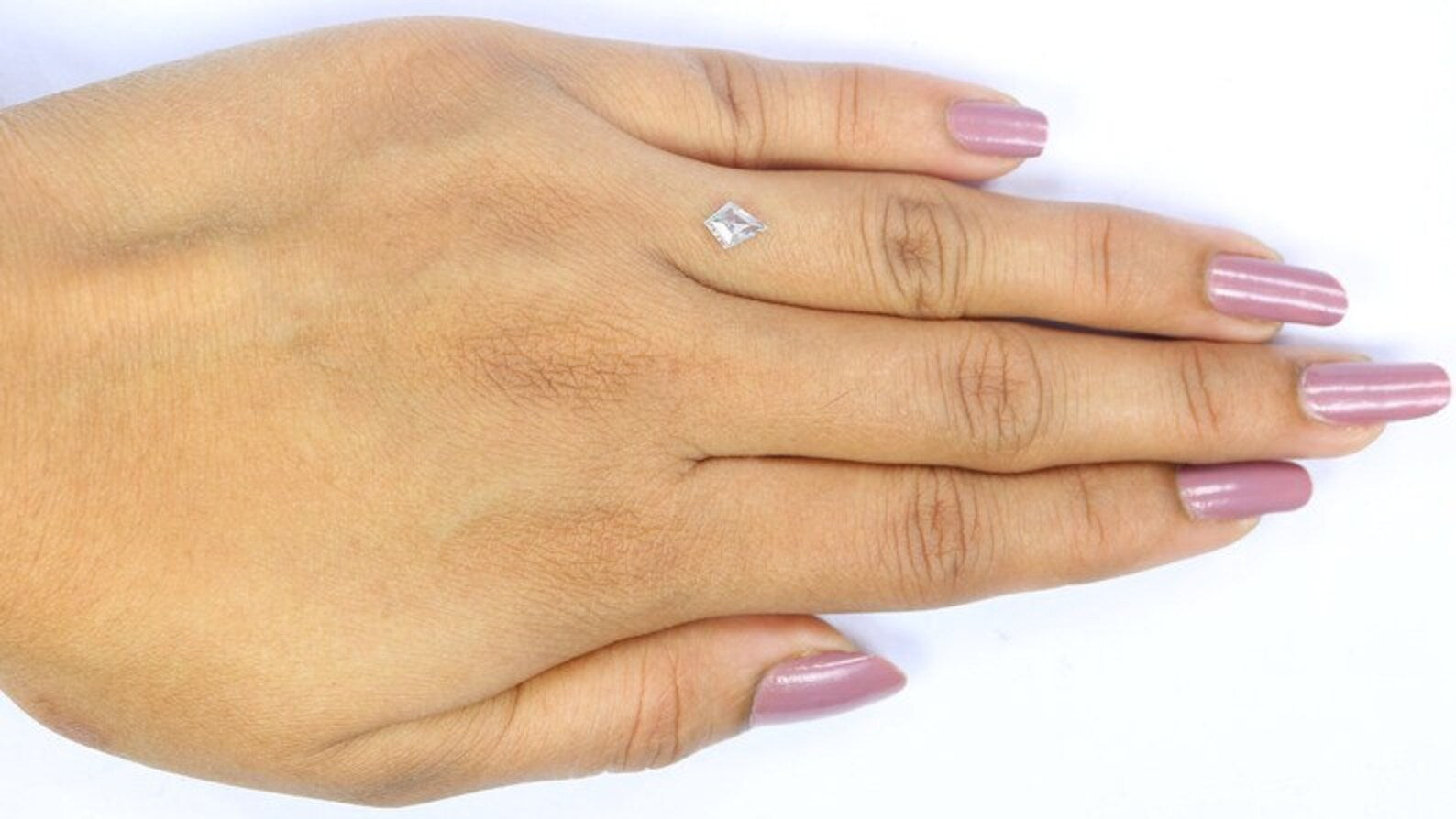 0.40 CT Natural Loose Kite Shape Diamond Grey Color Kite Shape Diamond 6.85 MM Natural Loose Diamond Kite Shape Rose Cut Diamond NQ2163