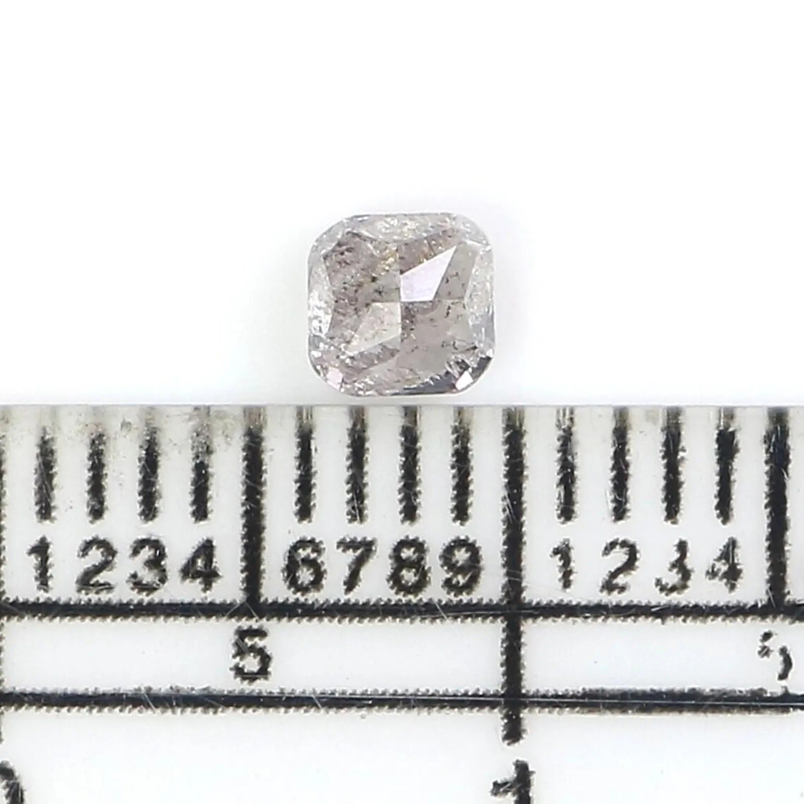 0.35 CT Natural Loose Cushion Shape Diamond Grey Color Cushion Diamond 3.60 MM Natural Loose Diamond Cushion Brilliant Cut Diamond NQ7020