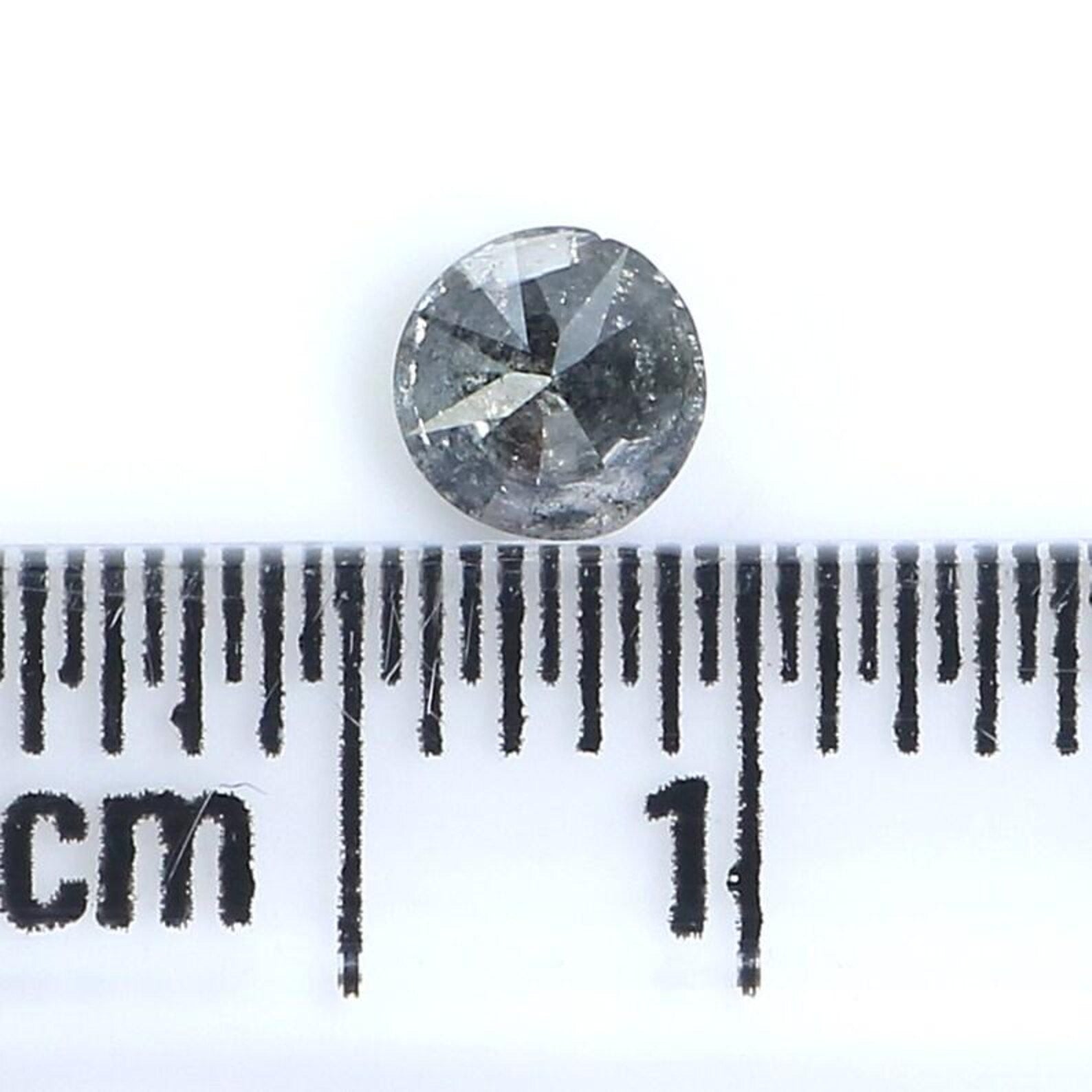 0.27 CT Natural Loose Round Shape Diamond Salt And Pepper Round Diamond 4.00 MM Natural Black Grey Color Round Brilliant Cut Diamond NQ9511