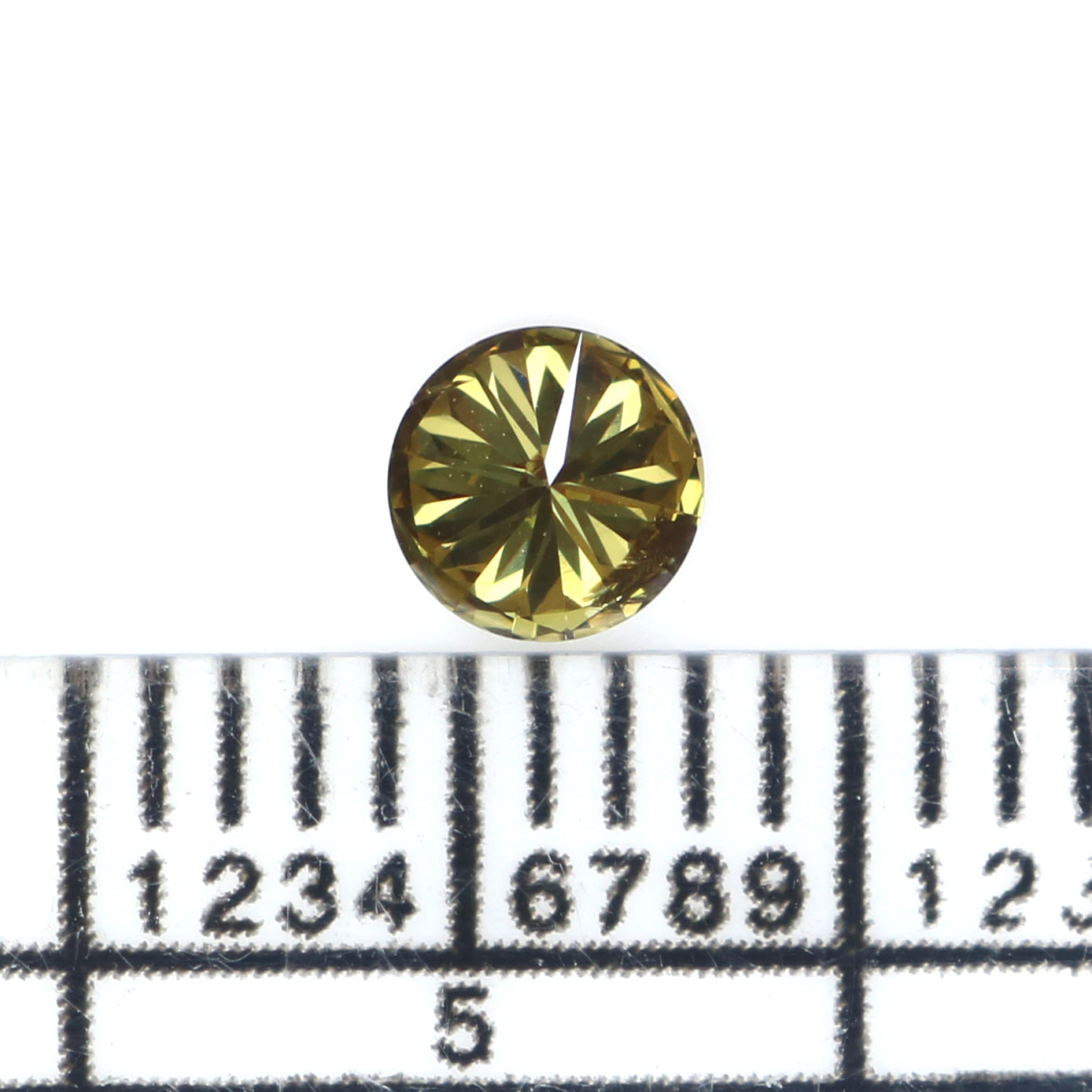 0.29 Ct Natural Loose Round Shape Diamond Green Color Round Diamond 4.10 MM Natural Green Color Diamond Round Brilliant Cut Diamond LQ6433