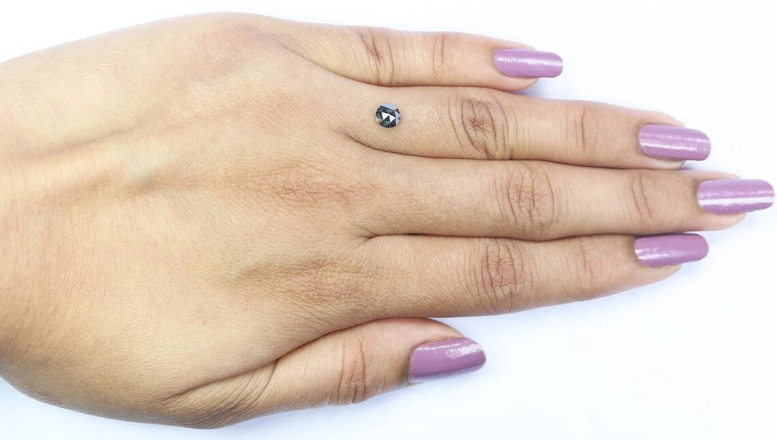 0.43 CT Natural Loose Round Rose Cut Diamond Salt And Pepper Round Diamond 4.65 MM Natural Loose Diamond Round Shape Rose Cut Diamond NQ7683