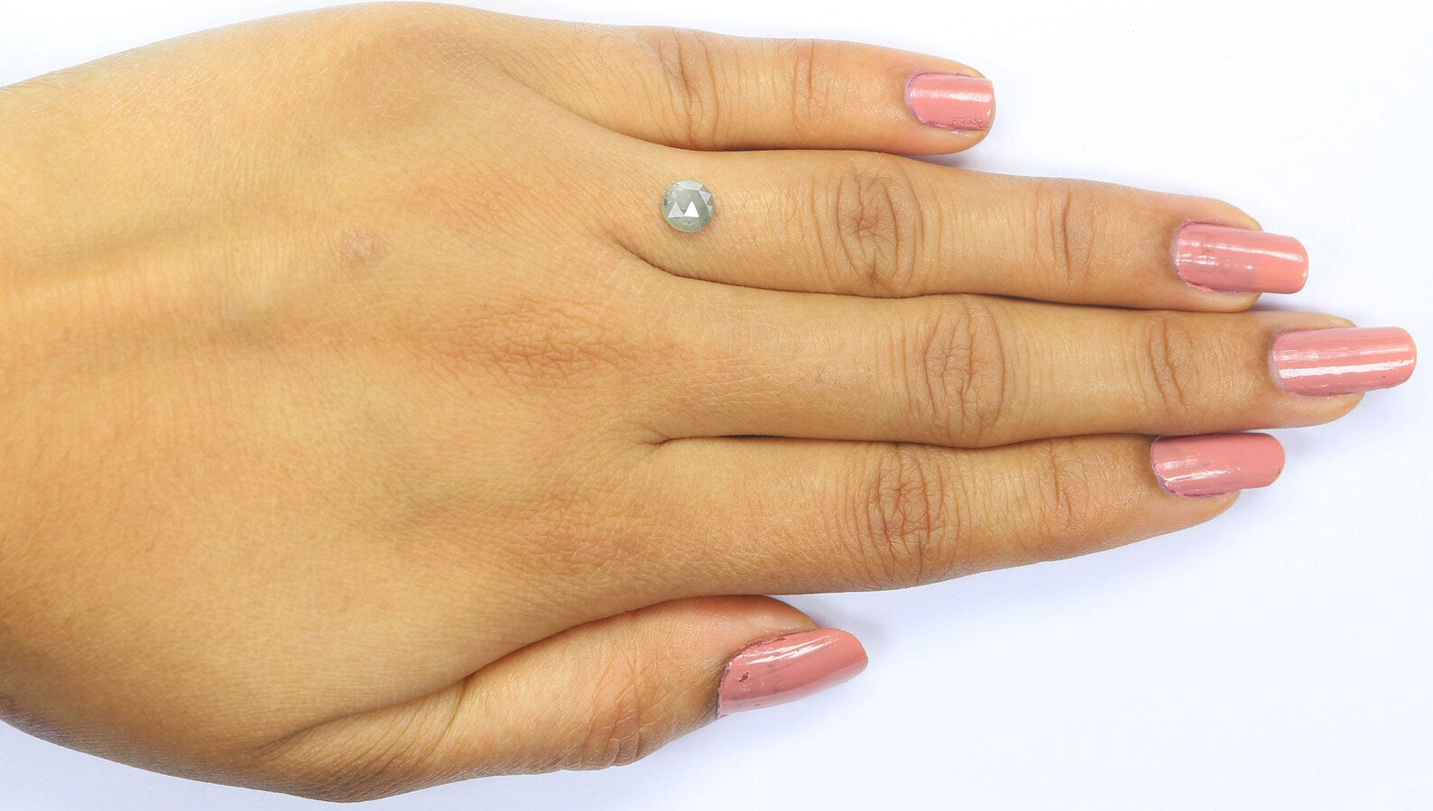 0.70 CT Natural Loose Round Rose Cut Diamond Grey Color Round Cut Diamond 5.20 MM Natural Loose Diamond Round Rose Cut Shape Diamond N8918