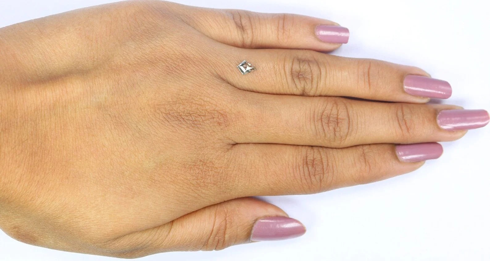 0.39 CT Natural Loose Kite Shape Diamond Brown Color Kite Shape Diamond 6.65 MM Natural Loose Diamond Kite Shape Rose Cut Diamond NQ2166