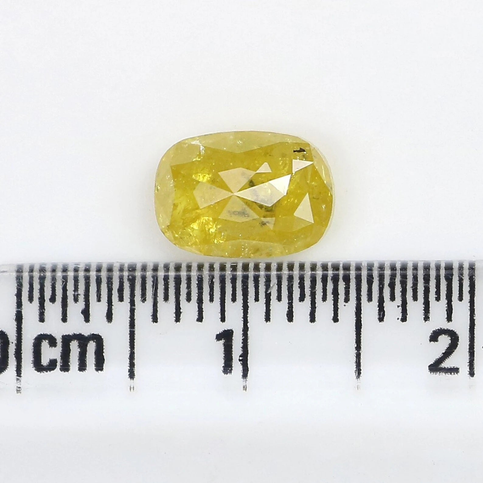 1.65 CT Natural Loose Oval Diamond Yellow Color Oval Cut Diamond 7.95 MM Natural Loose Diamond Yellow Color Oval Rose Cut Diamond NQ324