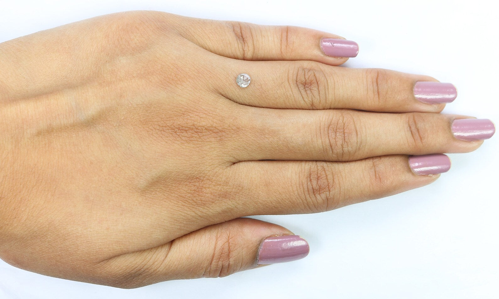 0.23 CT Natural Loose Round Rose Cut Diamond Salt And Pepper Diamond 4.10 MM Natural Loose Diamond Grey Color Round Shape Diamond NQ2506