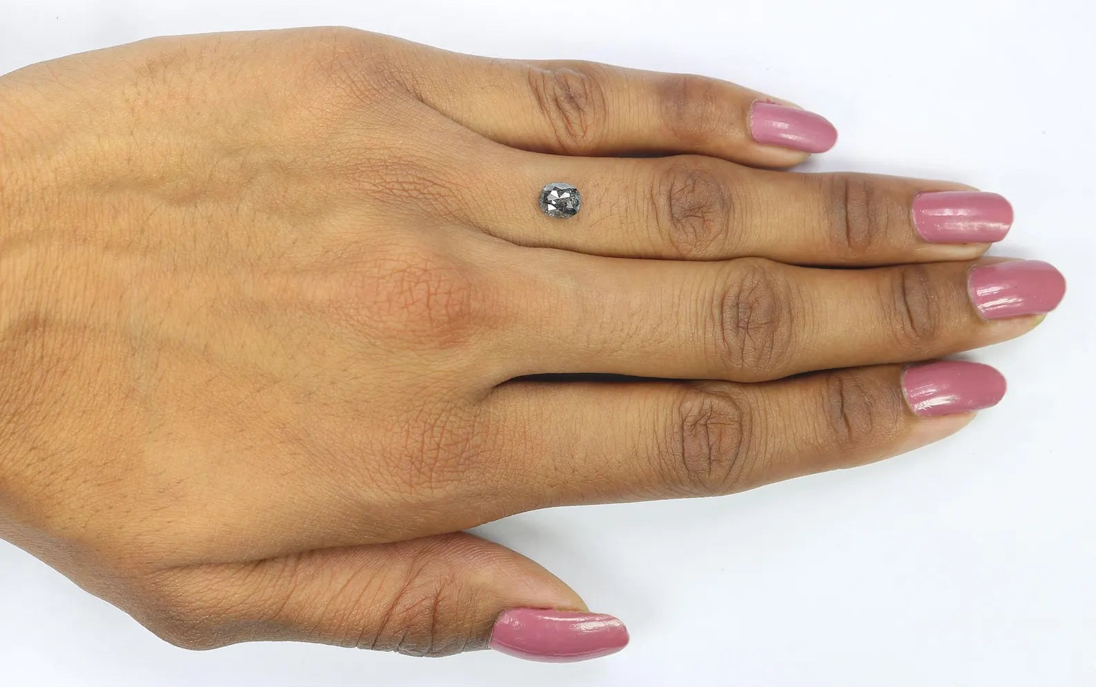 0.79 CT Natural Loose Oval Shape Diamond Salt And Pepper Oval Cut Diamond 6.00 MM Natural Loose Diamond Black Grey Oval Shape Diamond QN1230