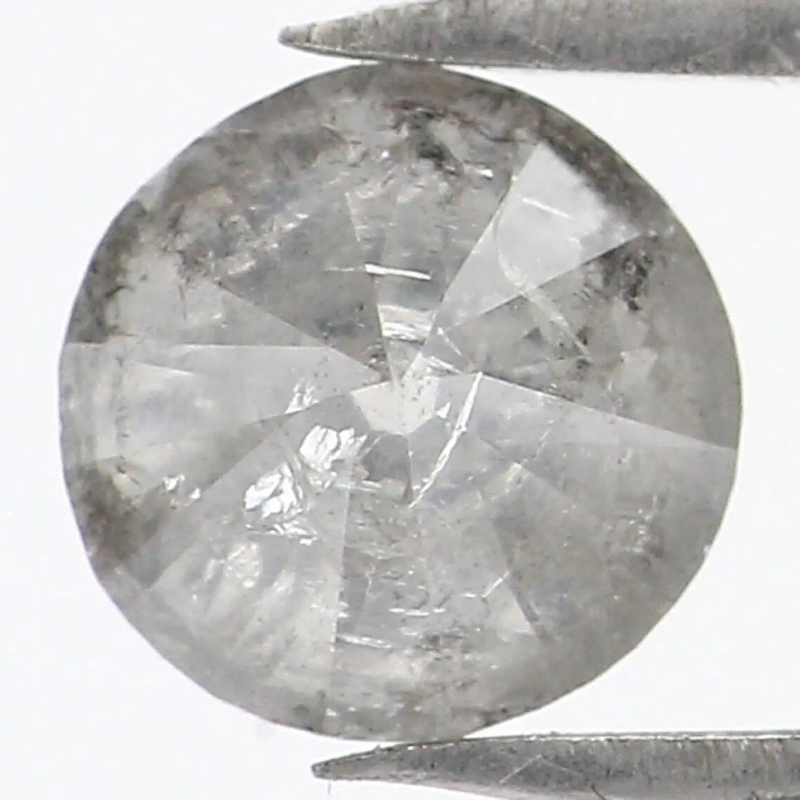 0.87 CT Natural Loose Round Shape Diamond Grey Color Round Cut Diamond 5.60 MM Natural Loose Grey Color Round Brilliant Cut Diamond NQ8944