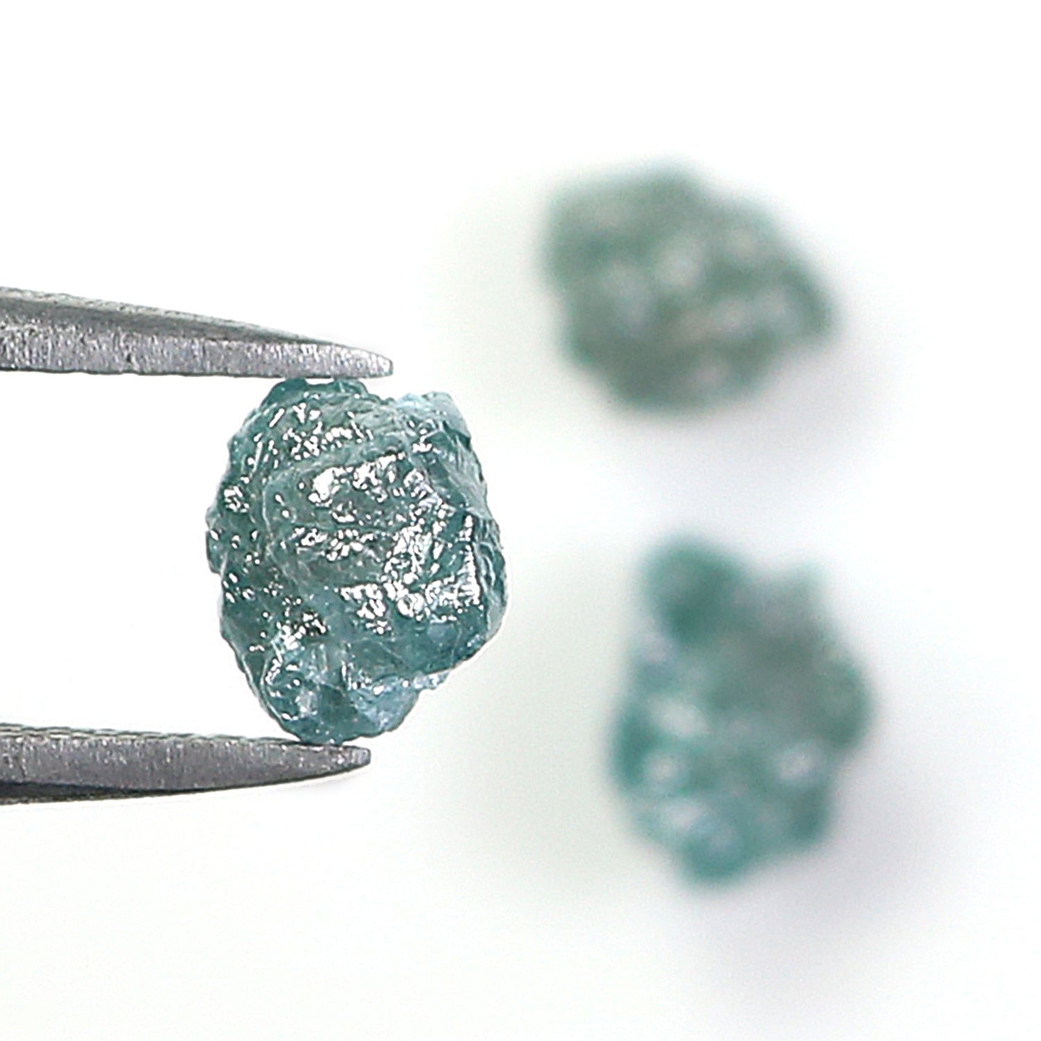 3.13 CT Natural Loose Rough Shape Diamond Blue Color Rough Cut Diamond 4.95 MM Natural Loose Blue Color Rough Irregular Cut Diamond LQ9319