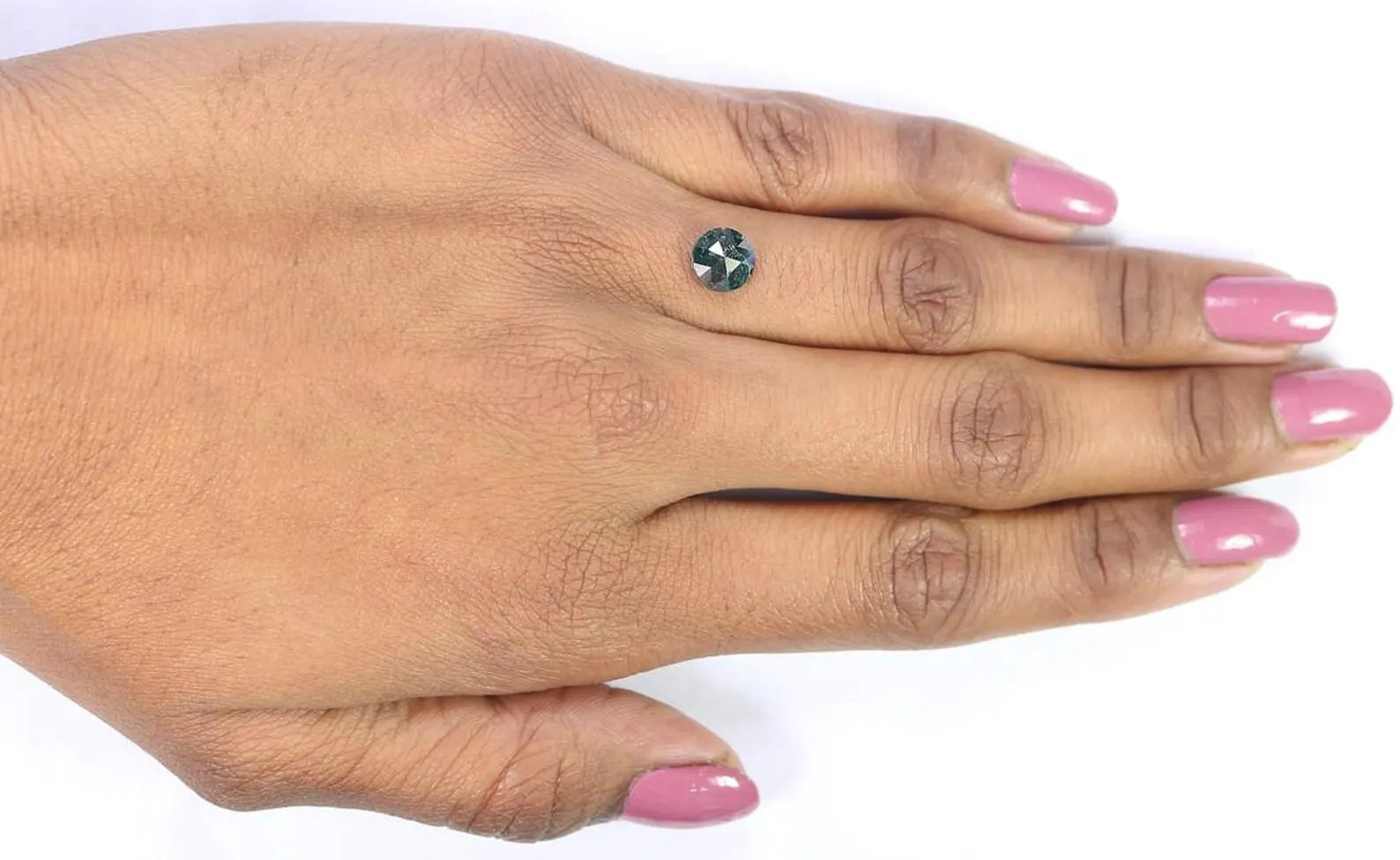 1.40 CT Natural Loose Round Rose Cut Diamond Blue Color Round Shape Diamond 7.00 MM Natural Loose Blue Color Round Rose Cut Diamond NQ240