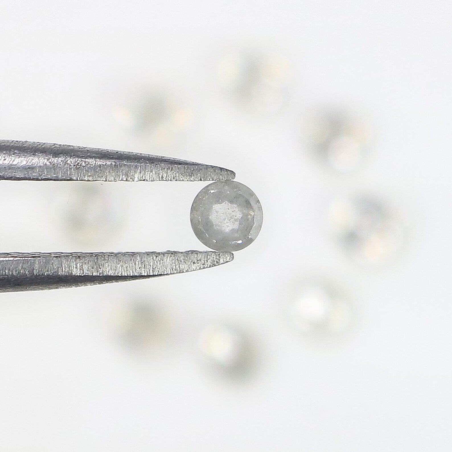 1.05 CT Natural Loose Round Rose Cut Diamond Grey Color Round Shape Diamond 2.70 MM Natural Loose Grey Color Round Rose Cut Diamond NQ2088