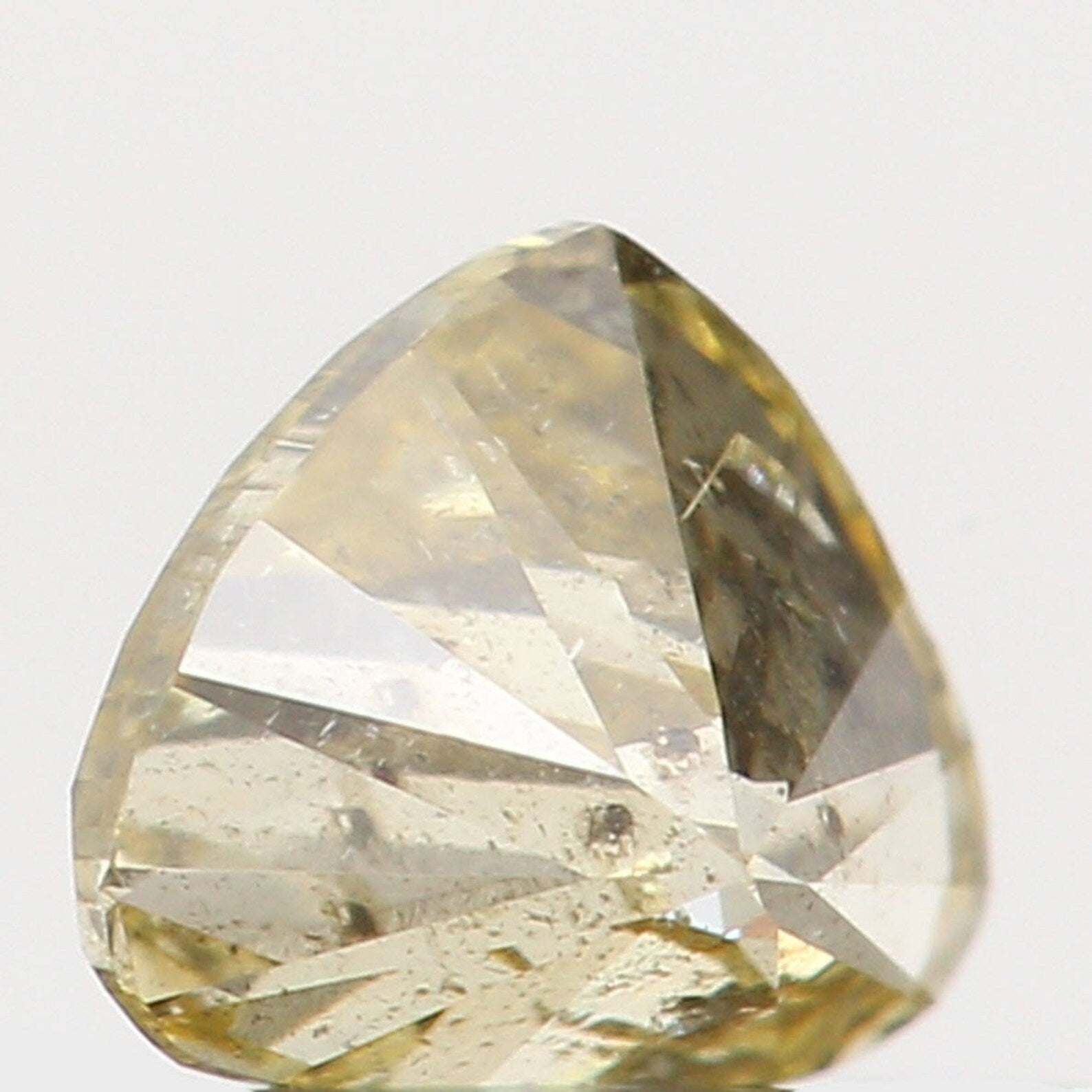 0.20 Ct Natural Loose Diamond Heart Yellow Color I1 Clarity 3.80 MM N7378