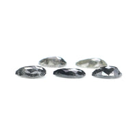 Natural Loose Pear Diamond, Salt And Pepper Pear Diamond, Natural Loose Diamond, Pear Rose Cut Diamond, 0.59 CT Pear Cut Diamond L2789
