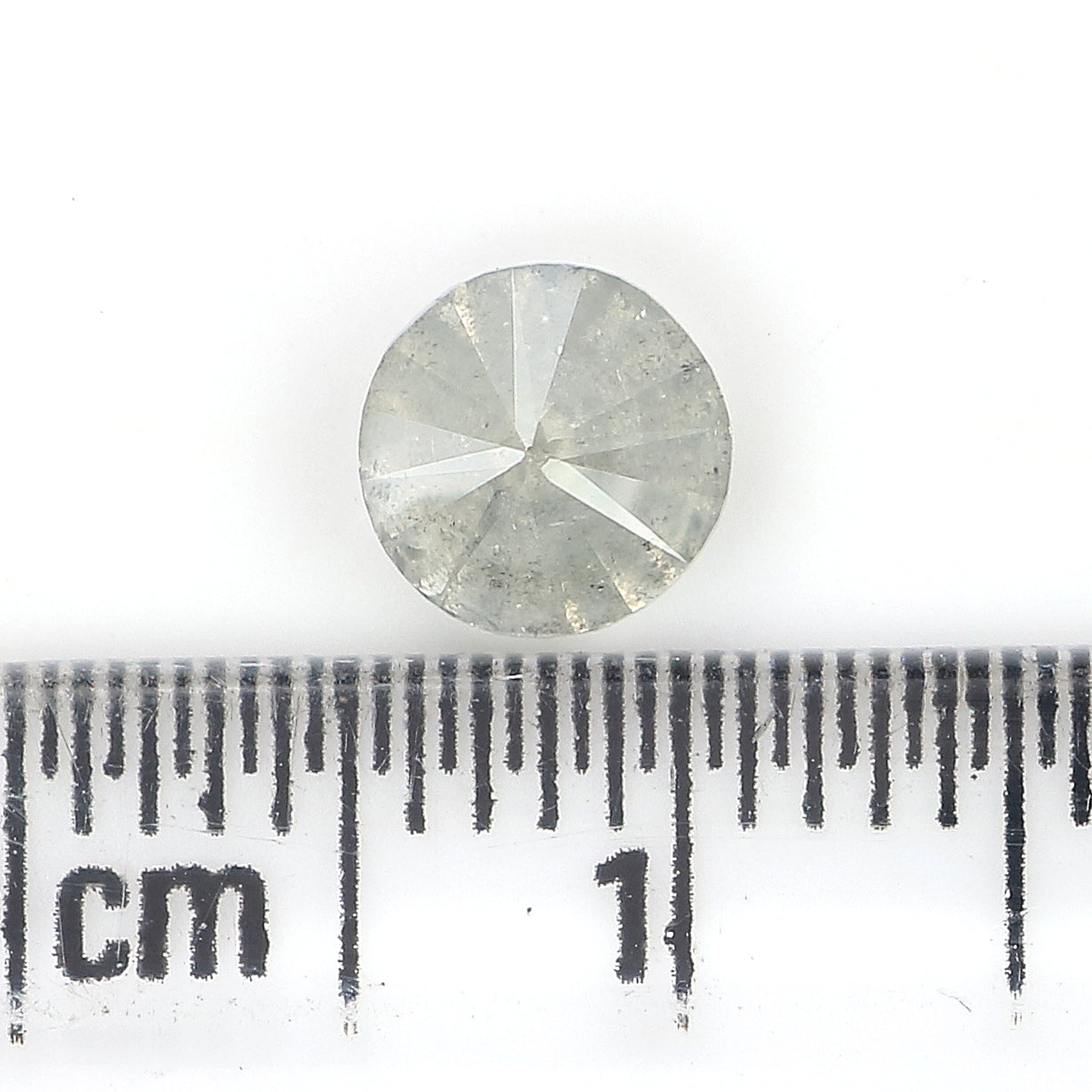 1.07 Ct Natural Loose Round Brilliant Cut Diamond Salt And Pepper Diamond 5.70 MM Natural Diamond Grey Color Round Shape Diamond LQ3036