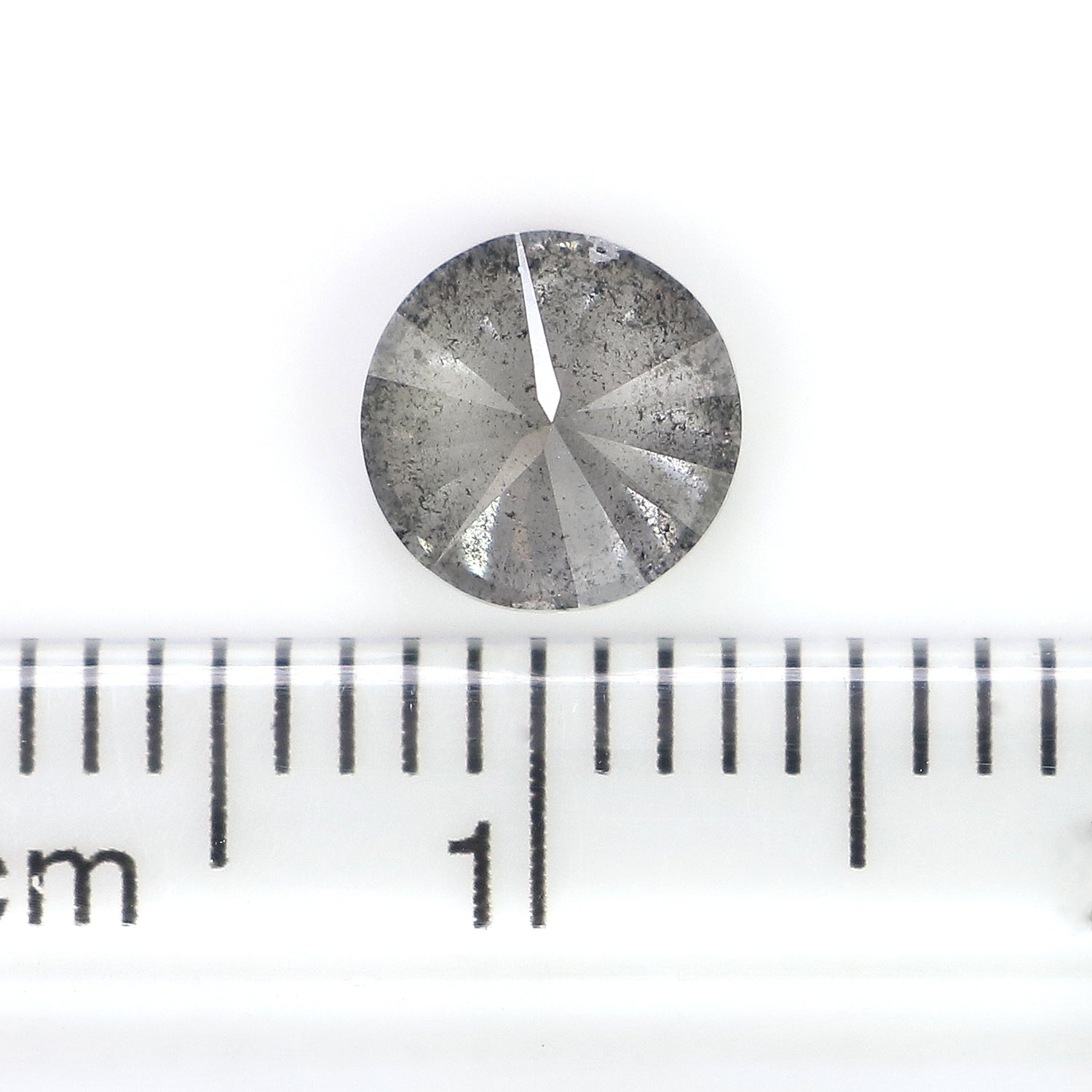 1.07 CT Natural Loose Round Shape Diamond Salt And Pepper Round Cut Diamond 6.00 MM Natural Loose Diamond Round Brilliant Cut Diamond LQ9106