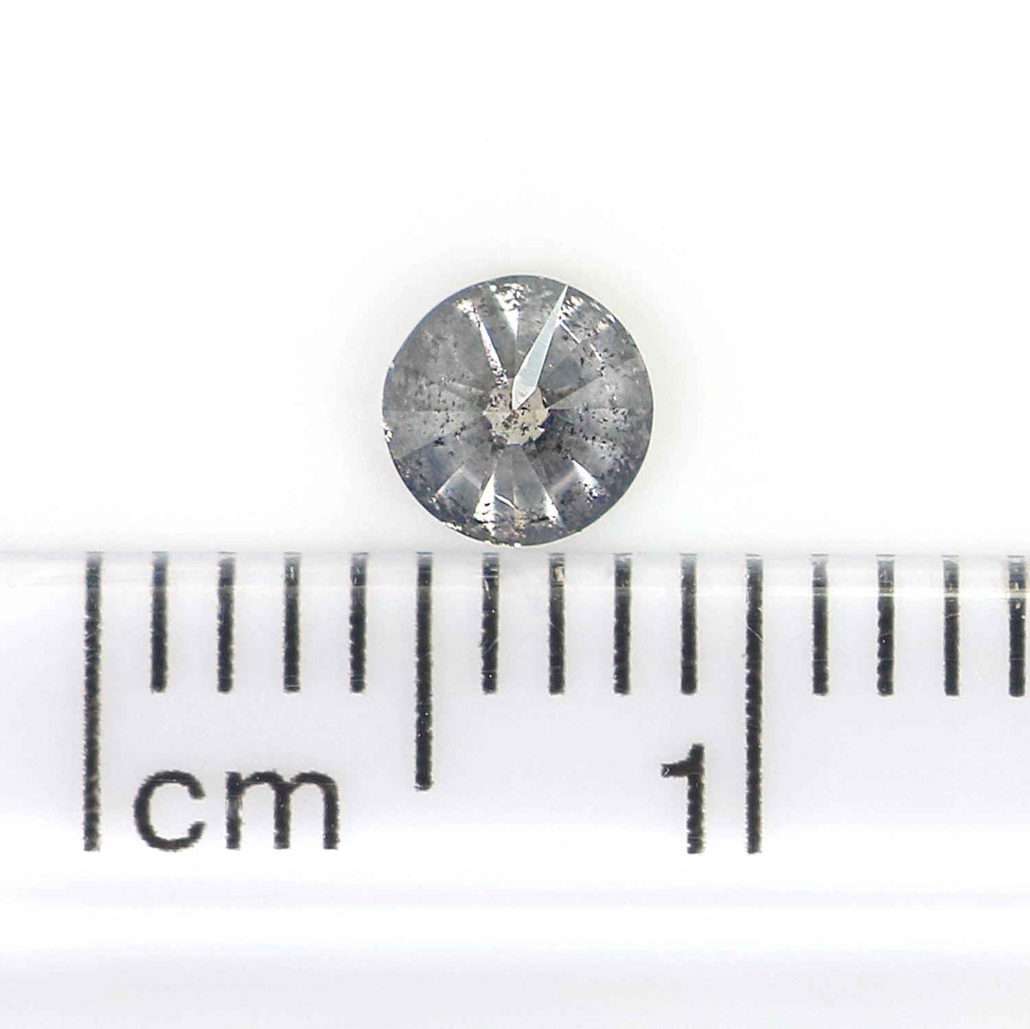 0.37 CT Natural Loose Round Shape Diamond Salt And Pepper Round Cut Diamond 4.10 MM Natural Loose Diamond Round Brilliant Cut Diamond LQ5065