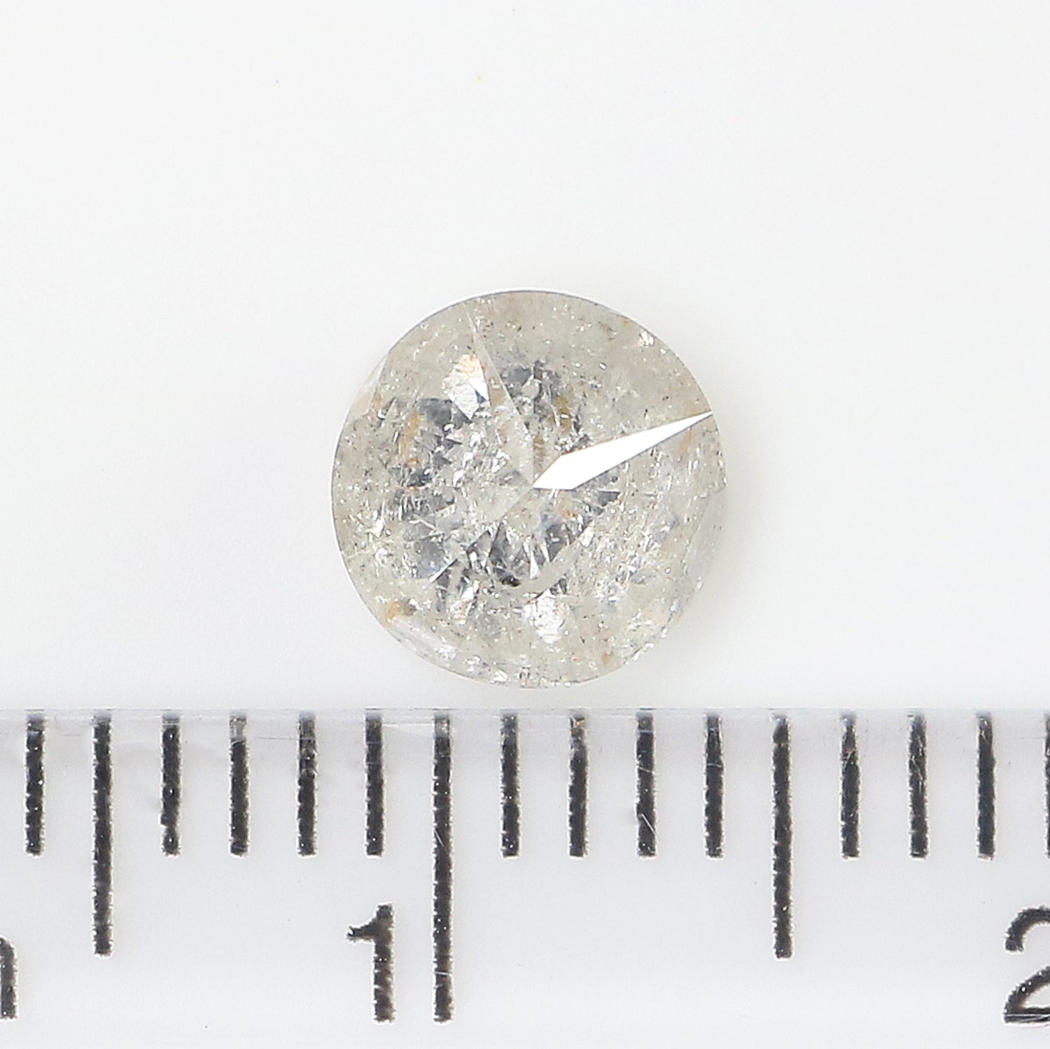 0.78 CT Natural Loose Round Shape Diamond Grey Color Round Cut Diamond 5.80 MM Natural Loose Diamond Round Brilliant Cut Diamond QL5798
