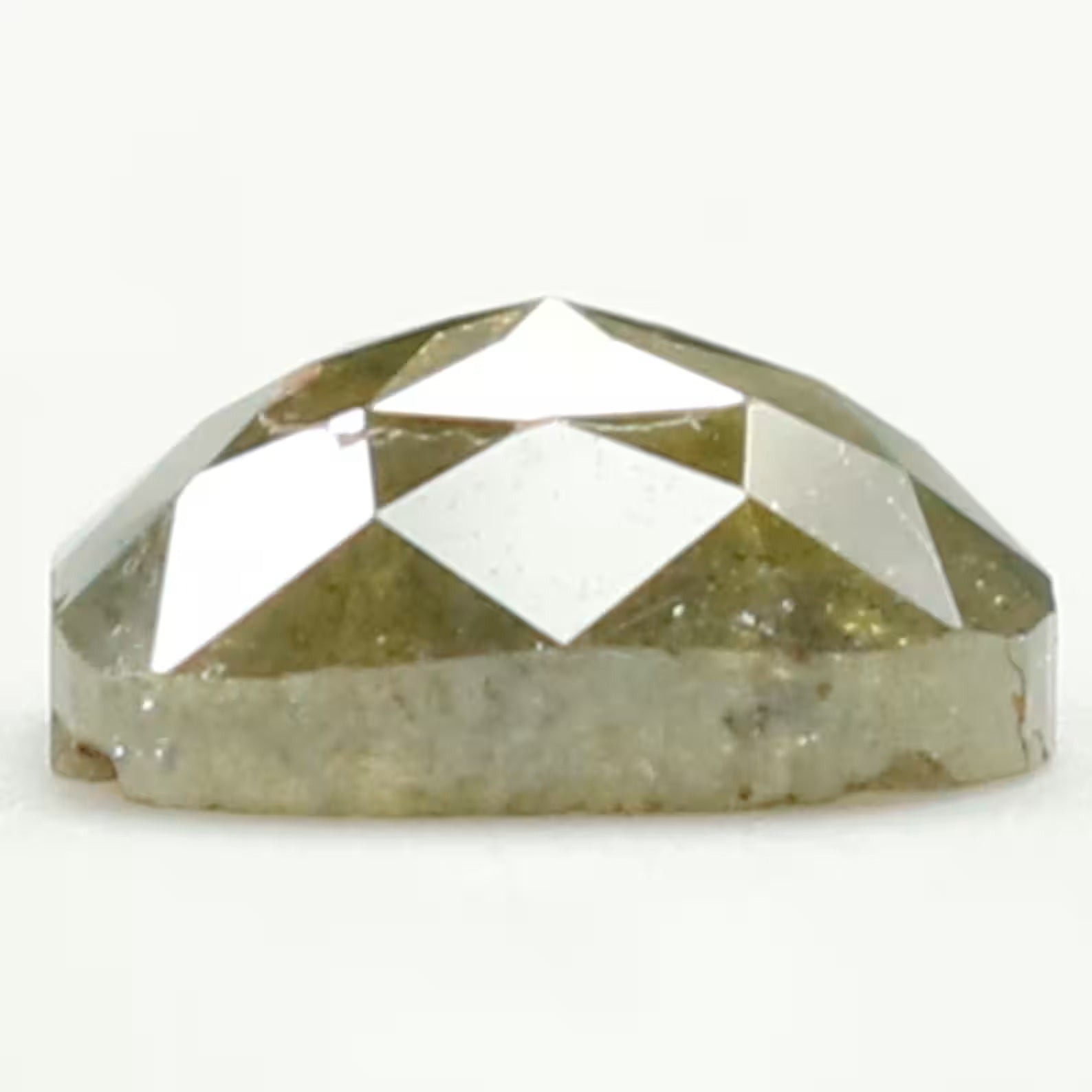 1.23 Ct Natural Loose Diamond, Cushion Diamond, Green Diamond, Grey Diamond, Polished Diamond, Real Diamond, Rustic Diamond N9657