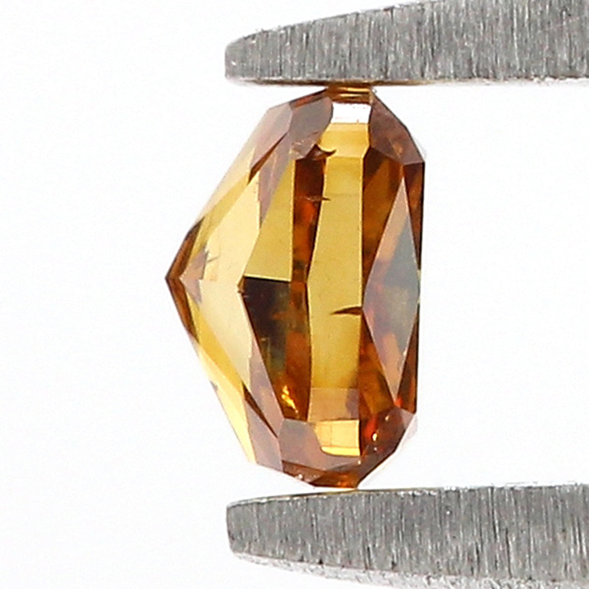 Natural Cushion Diamond 0.26 CT Loose Brilliant Cut Fancy Brown Color Stone 3.75 MM Cushion Rustic Diamond For Custom Engagement Ring L3700