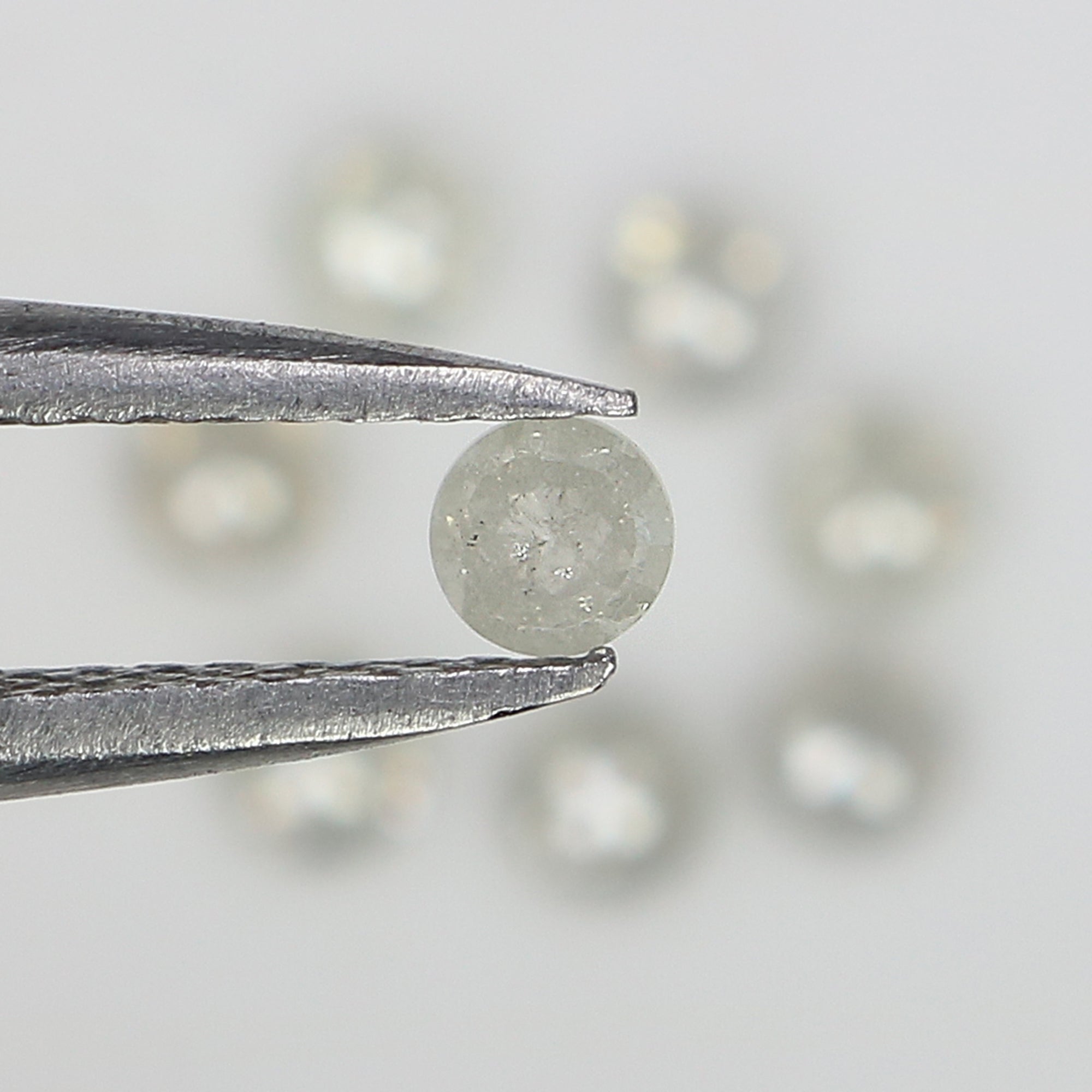 0.94 CT Natural Loose Round Rose Cut Diamond Grey Color Round Shape Diamond 2.80 MM Natural Loose Grey Color Round Rose Cut Diamond LQ3188