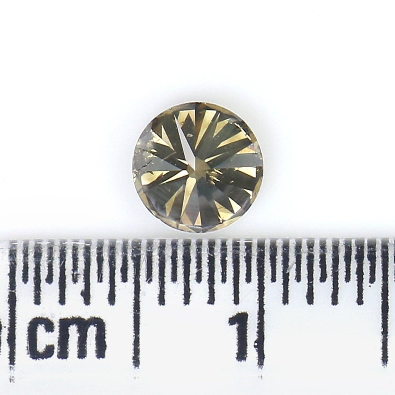 0.73 CT Natural Loose Round Brilliant Cut Diamond Light Green Color Round Shape Diamond 5.20 MM Natural Light Green Round Cut Diamond NQ304