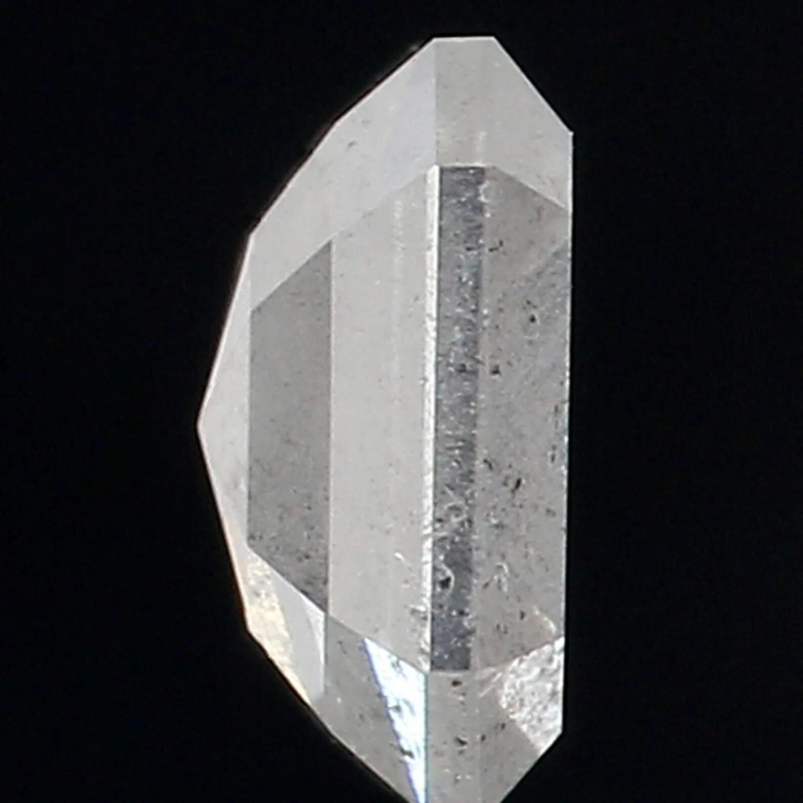 0.57 CT Natural Loose Emerald Shape Diamond Grey Color Emerald Cut Diamond 5.55 MM Natural Loose Grey Color Emerald Rose Cut Diamond NQ541