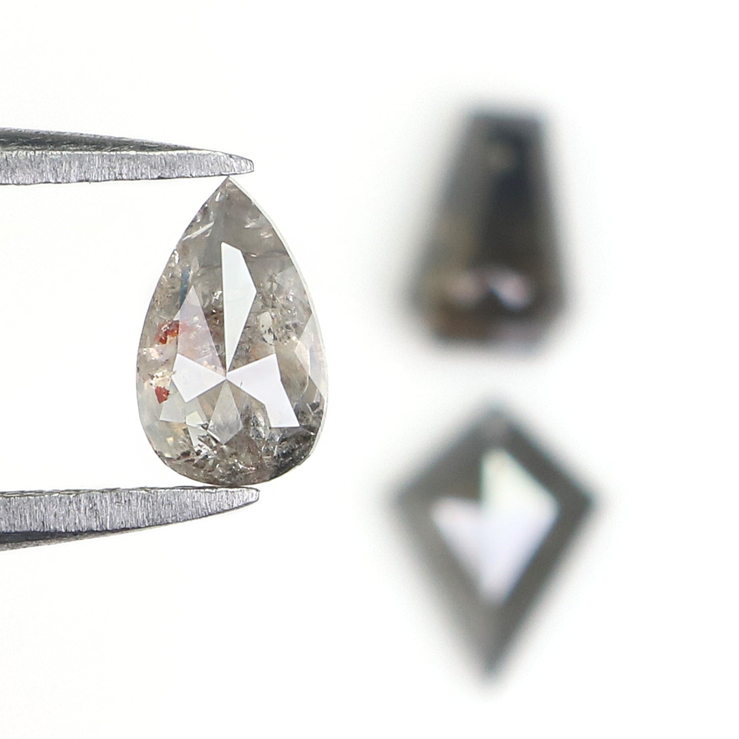 1.54 Ct Natural Loose Mix Shape Diamond Salt And Pepper Mix Shape Diamond 7.00 MM Natural Loose Black Grey Color Mix Shape Diamond L713