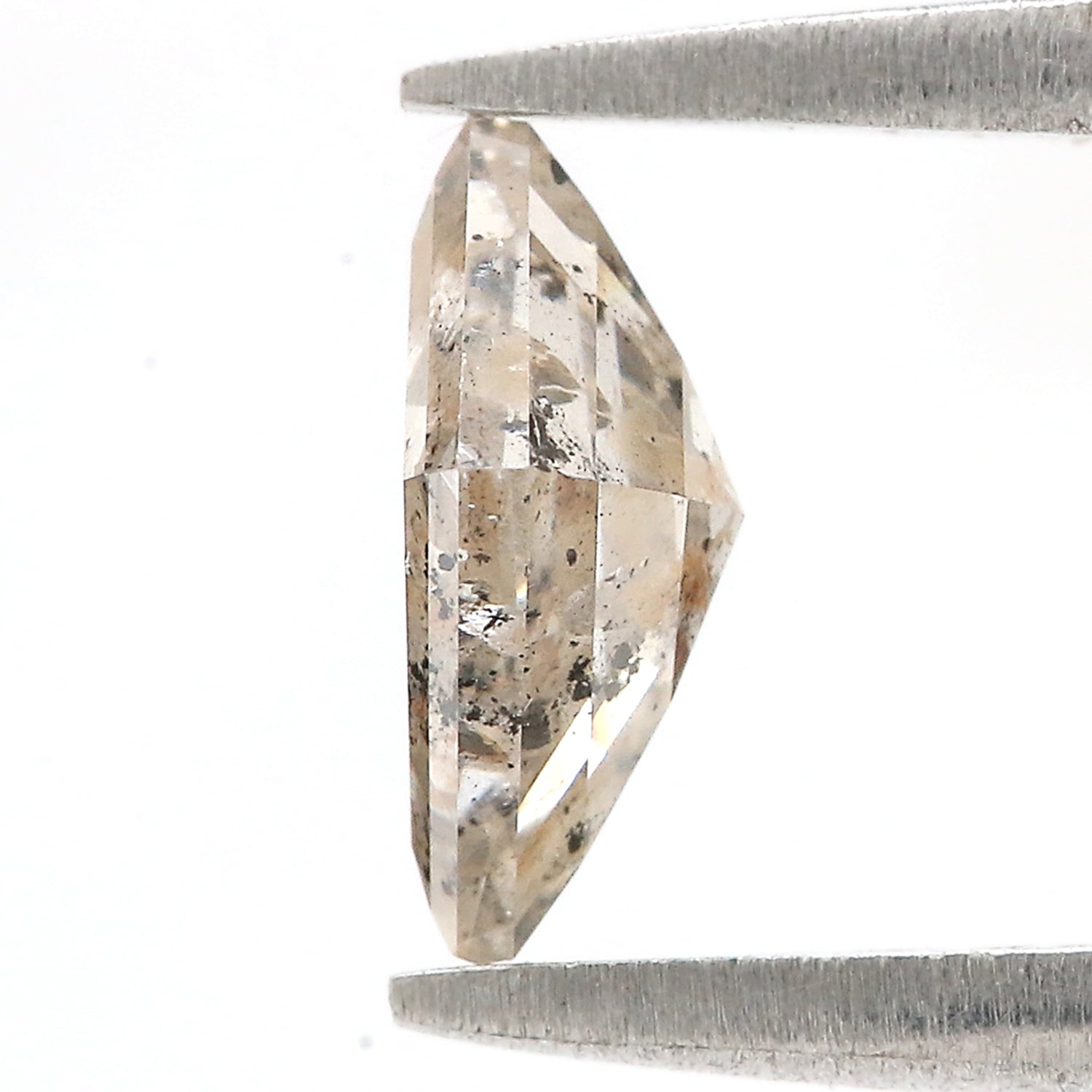 1.07 Ct Natural Loose Kite Shape Diamond Gray Brown Color Kite Shape Diamond 8.60 MM Natural Loose Diamond Kite Rose Cut Diamond QK2176