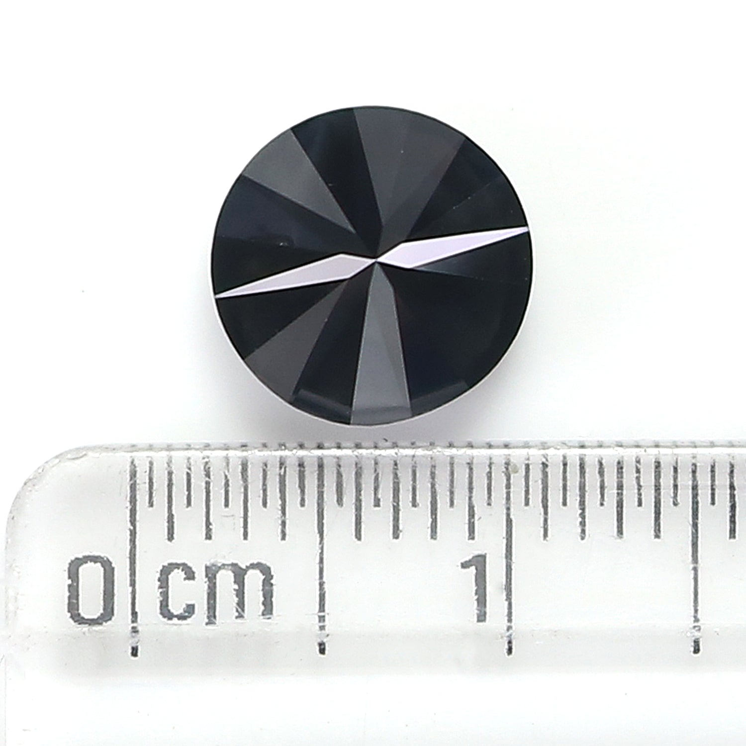 2.65 Ct Natural Loose Round Diamond Black Color Round Diamond 8.55 MM Natural Loose Diamond Black Color Round Brilliant Cut Diamond QL9631