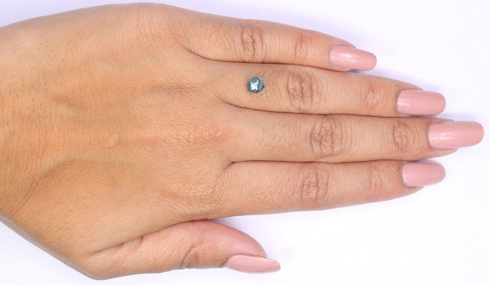 1.12 CT Natural Loose Crystal Rough Diamond Blue Color Rough Shape Diamond 5.70 MM Natural Loose Diamond Rough Irregular Cut Diamond NQ1997