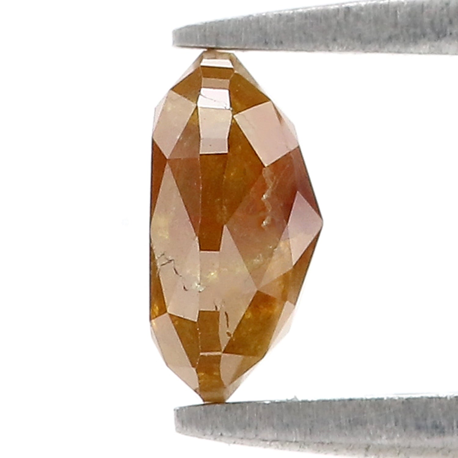 Natural Oval Brown Diamond 1.06 CT Loose Rose Cut Brown Stone 7.15 MM Rustic Diamond Oval Diamond For Custom Engagement Ring L3635