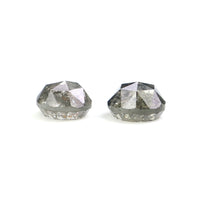 Natural Loose Round Rose Cut Diamond, Salt And Pepper Round Diamond, Natural Loose Diamond, Rose Cut Diamond, 0.89 CT Round Shape KR2667