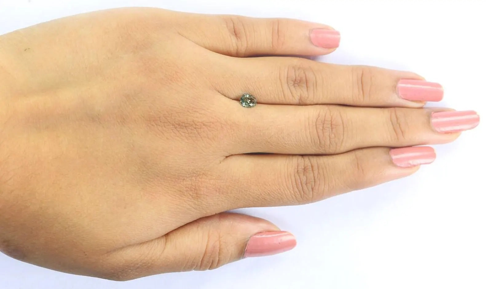 0.46 Ct Natural Loose Oval Shape Diamond Green Color Oval Cut Diamond 5.30 MM Natural Loose Green Color Oval Brilliant Cut Diamond NQ2127