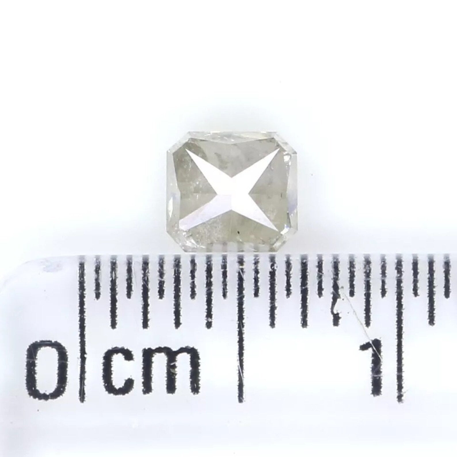 0.40 Ct Natural Loose Radiant Shape Diamond Salt And Pepper Radiant Diamond 4.10 MM Natural Grey Color Radiant Brilliant Cut Diamond NQ7640