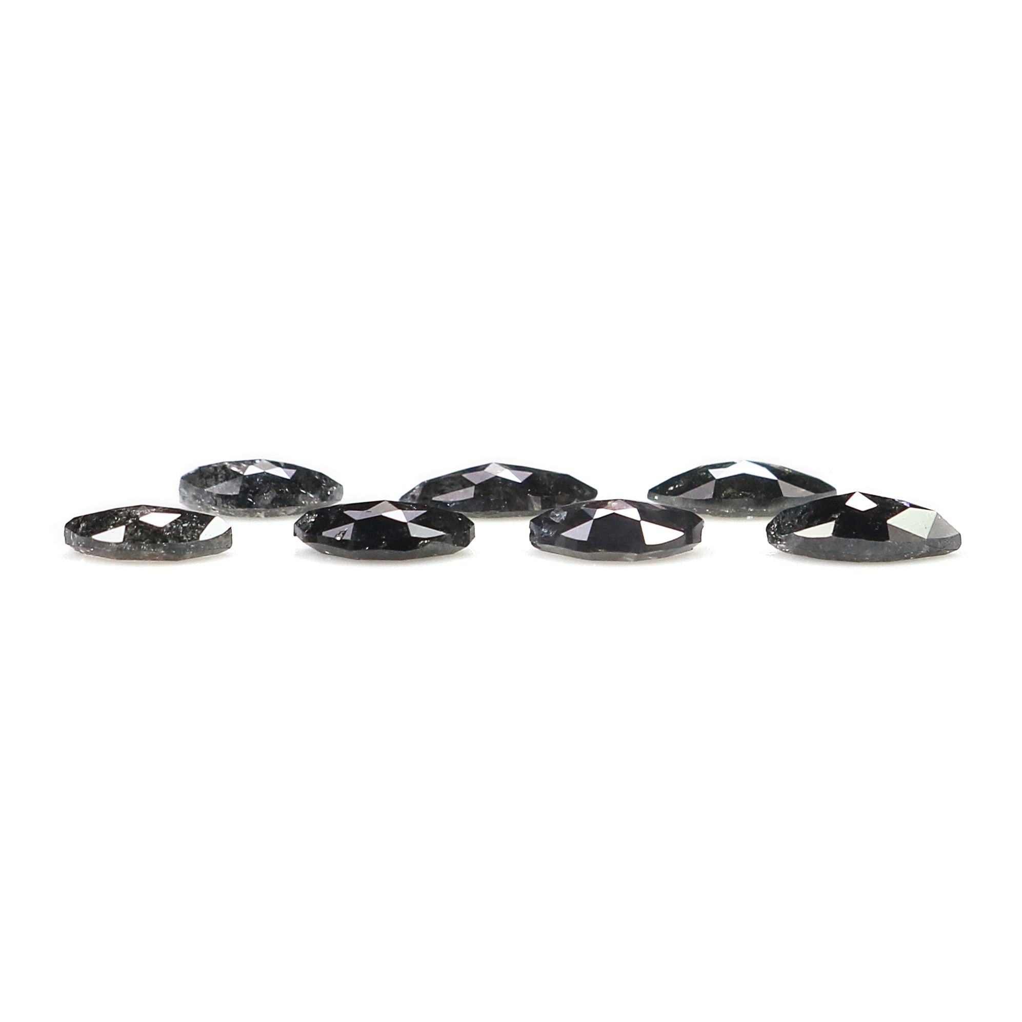 0.94 CT Natural Loose Marquise Shape Diamond Salt And Pepper Marquise Cut Diamond 4.40 MM Natural Black Grey Color Marquise Diamond L2669