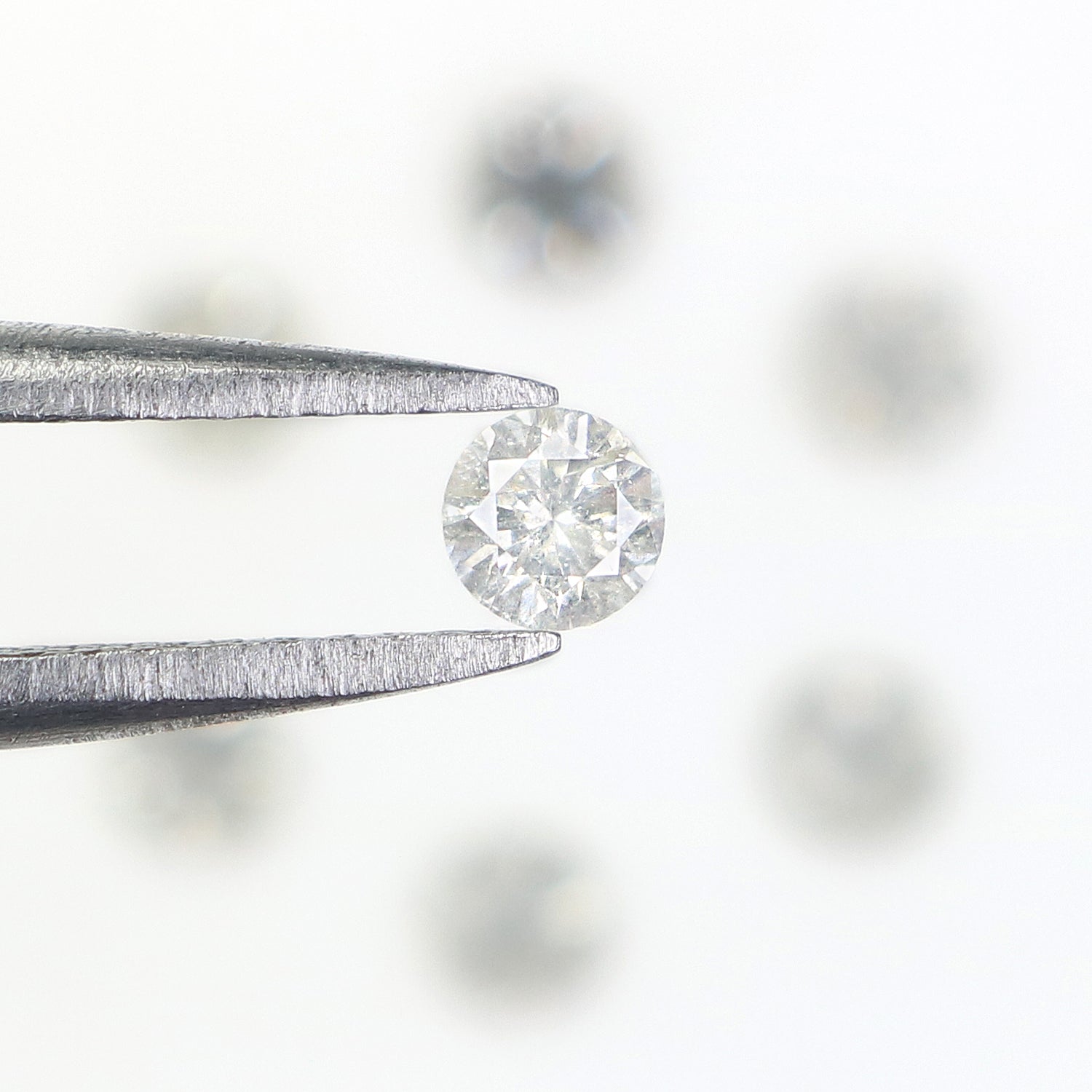 0.89 CT Natural Loose Round Shape Diamond Fancy Grey Color Round Cut Diamond 3.25 MM Natural Grey Color Round Brilliant Cut Diamond L3459