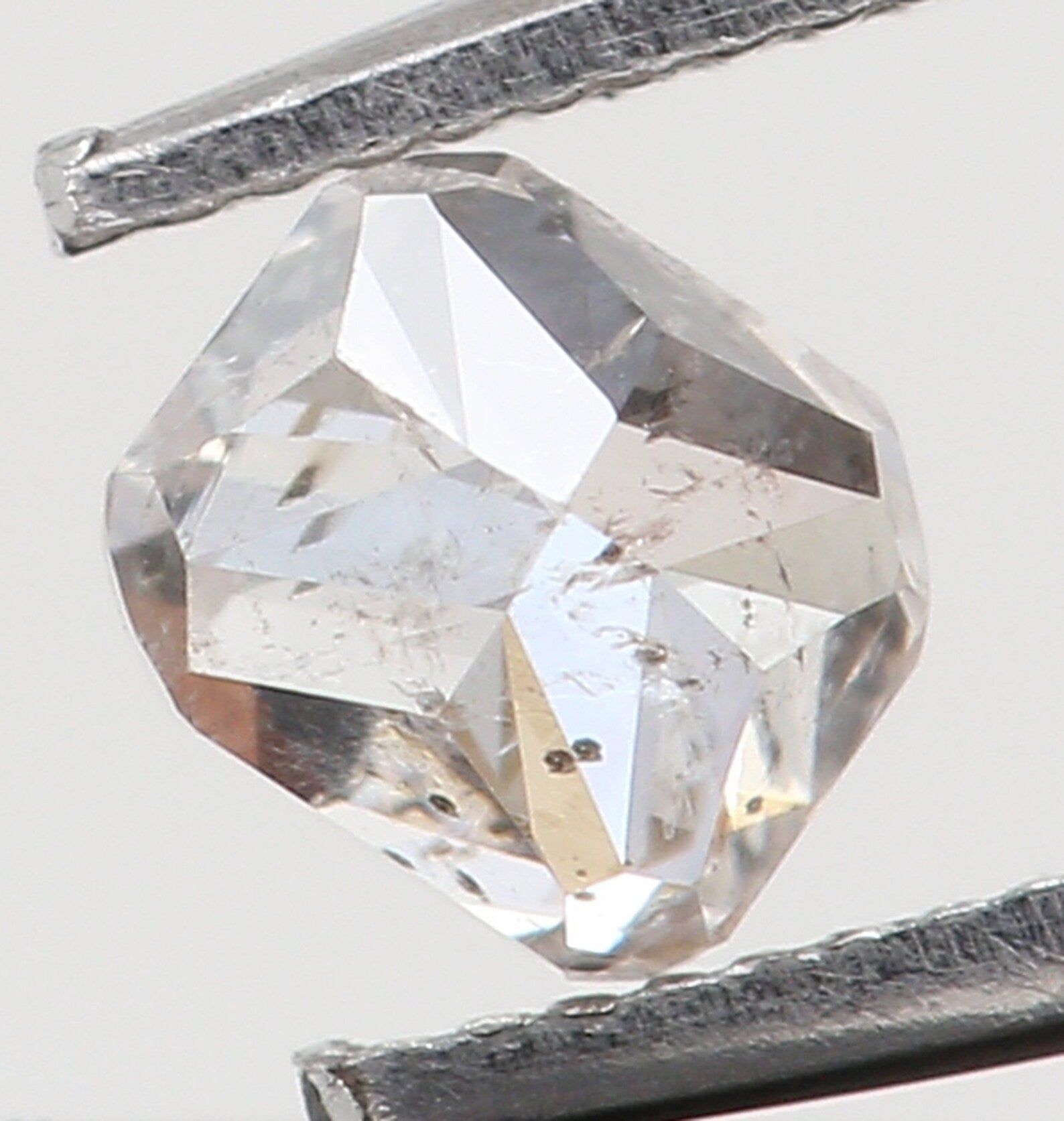 0.13 Ct Natural Loose Diamond, Cushion Diamond, White Diamond, Polished Diamond, Real Diamond, Rustic Diamond, Antique Diamond N6531