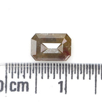 Natural Loose Emerald Diamond, Brown Color , Natural Loose Diamond, Emerald Rose Cut Diamond, Emerald Cut 0.90 CT Emerald Shape Diamond L352