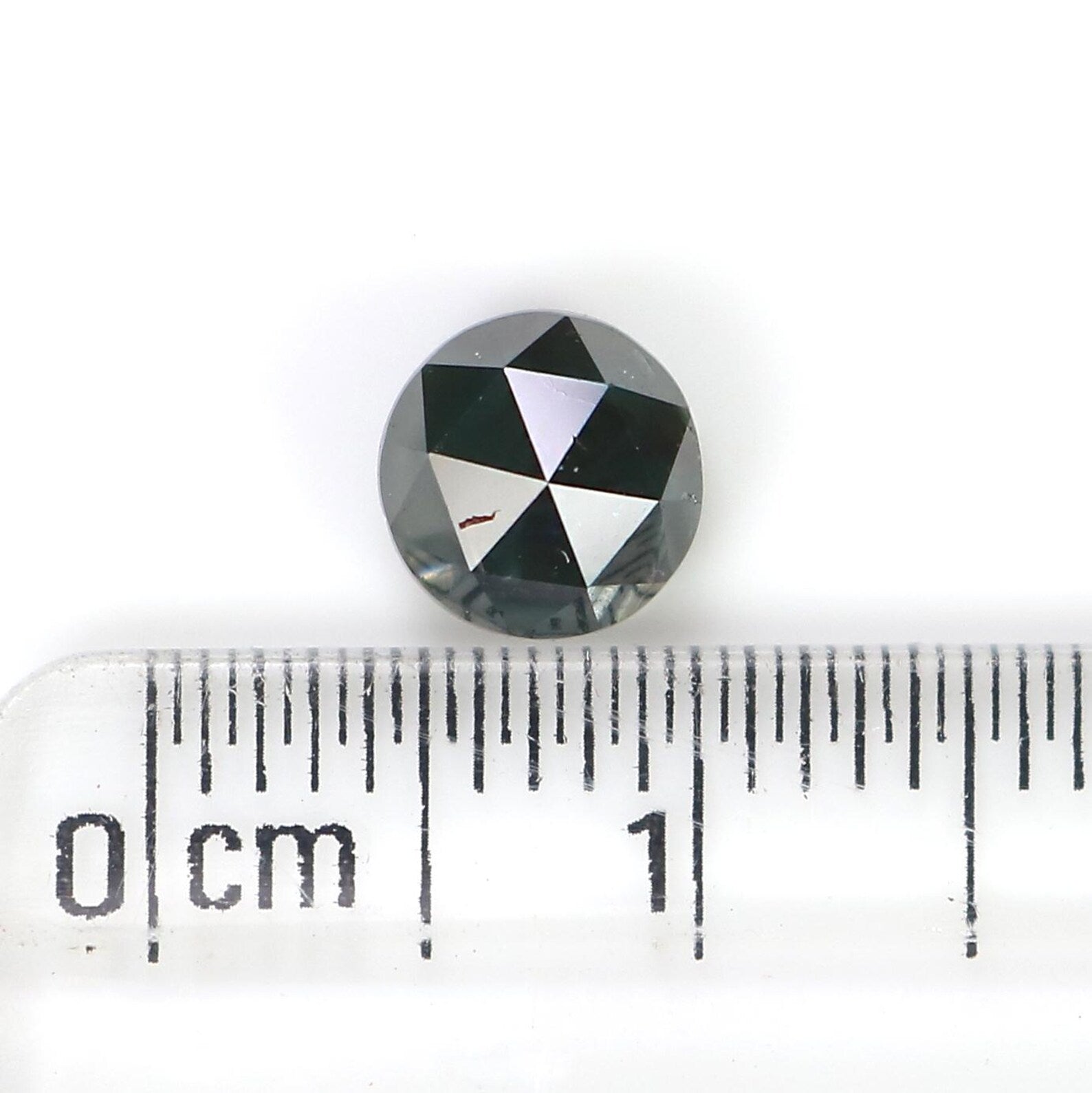 1.24 CT Natural Loose Round Shape Diamond Green Color Round Rose Cut Diamond 5.90 MM Natural Loose Diamond Round Rose Cut Diamond QN7660