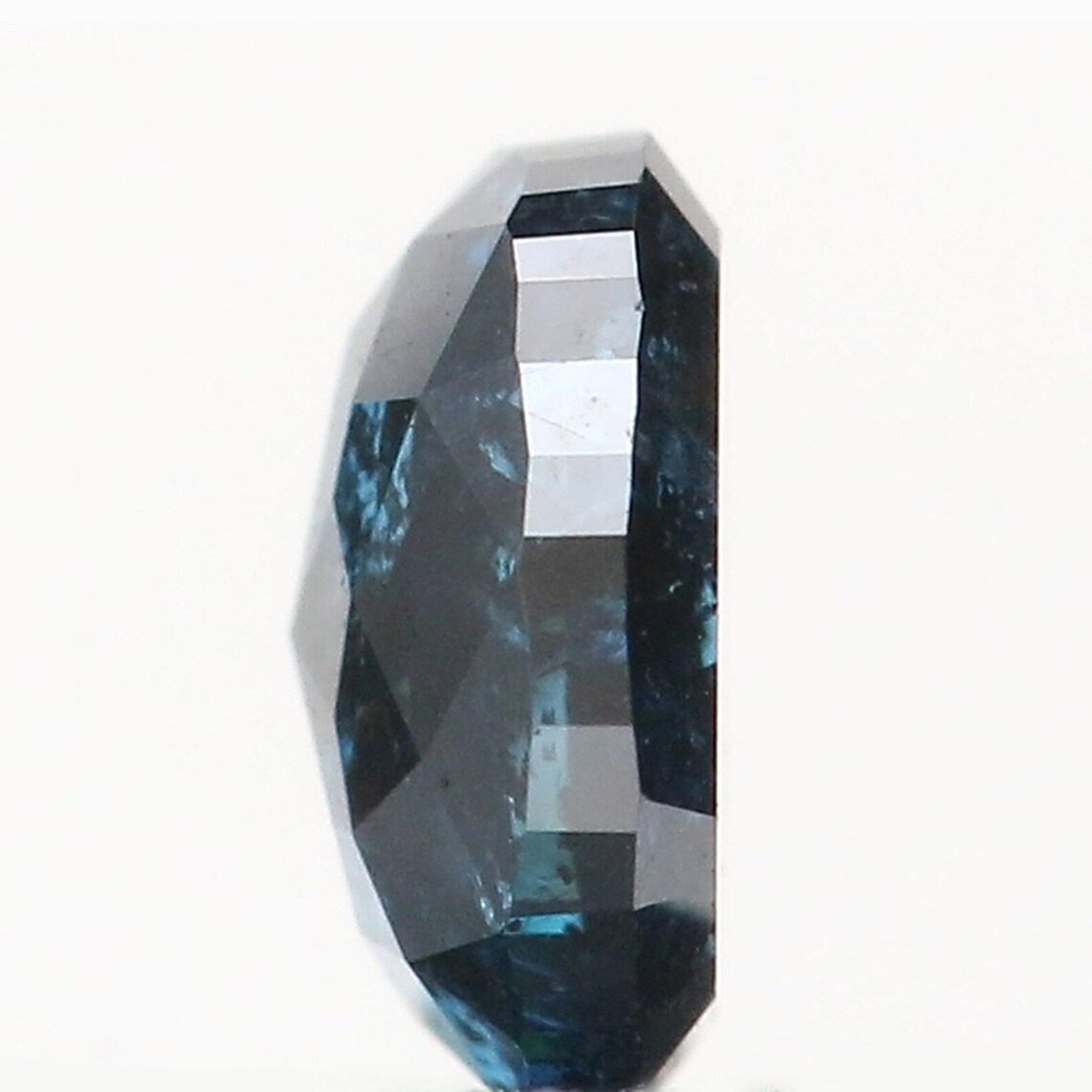 0.28 CT Natural Loose Oval Shape Diamond Blue Color Oval Cut Diamond 4.55 MM Natural Loose Blue Color Diamond Oval Rose Cut Diamond NQ348