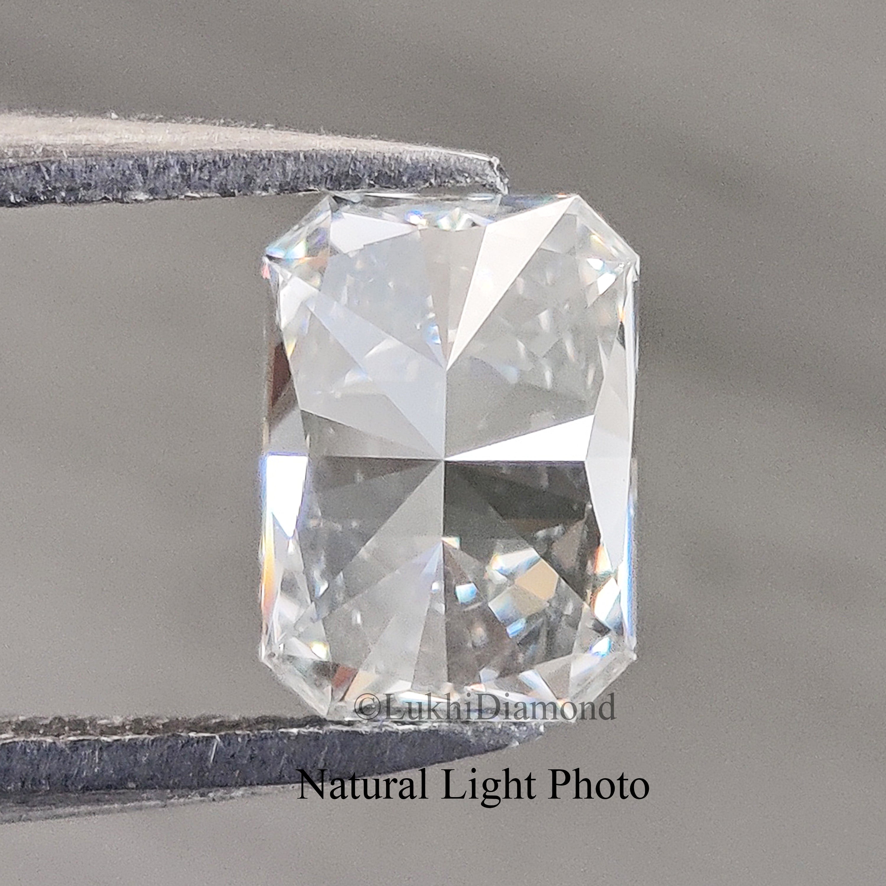 IGI Certified 1 CT Radiant Brilliant Cut Diamond Lab Grown Diamond Radiant CVD Diamond Lab Created Loose Diamond for Engagement Ring Q155