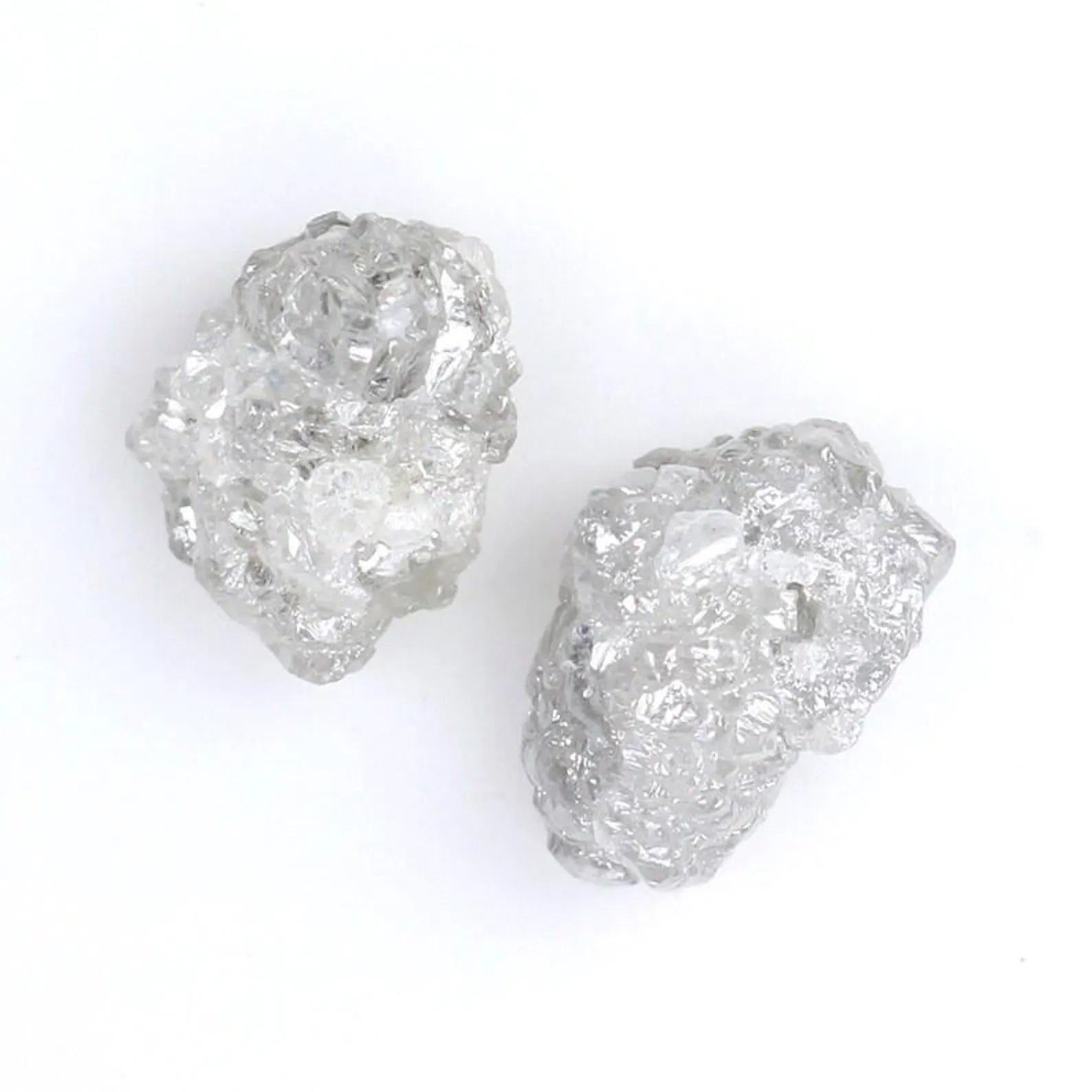 2.79 CT Natural Loose Rough Shape Diamond Grey Color Irregular Cut Diamond 7.15 MM Natural Loose Diamond Rough Shape Uncut Diamond NQ946