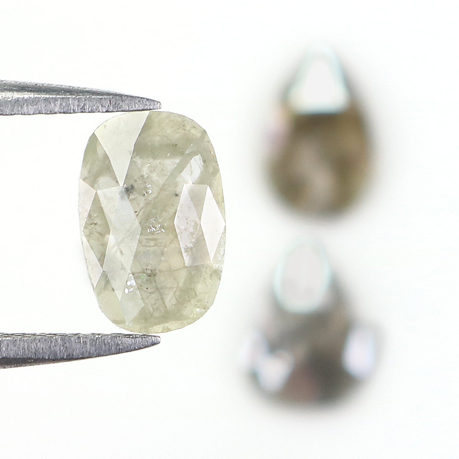 1.39 Ct Natural Loose Mix Shape Diamond Grey Color Mix Shape Cut Diamond 7.10 MM Natural Loose Grey Color Mix Shape Rose Cut Diamond N8394