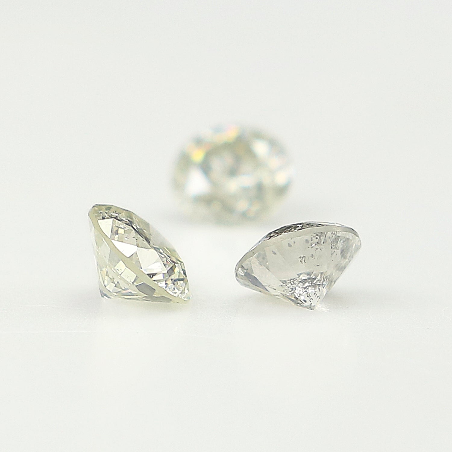 0.55 Ct Natural Loose Round Shape Diamond White - I Color Round Cut Diamond 3.70 MM Natural White Color Round Brilliant Cut Diamond LQ2009